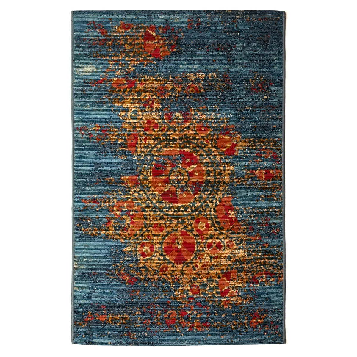Liora Manne Marina Suzanie Indoor/Outdoor Rug Blue