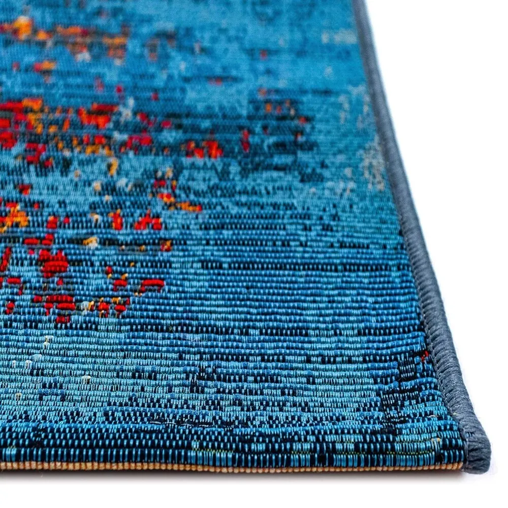 Liora Manne Marina Suzanie Indoor/Outdoor Rug Blue