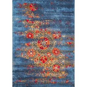 Liora Manne Marina Suzanie Indoor/Outdoor Rug Blue