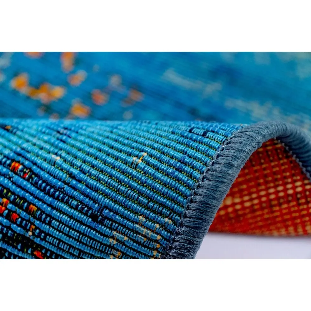Liora Manne Marina Suzanie Indoor/Outdoor Rug Blue