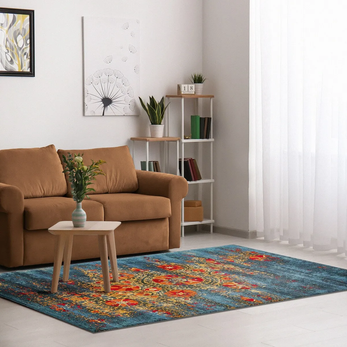 Liora Manne Marina Suzanie Indoor/Outdoor Rug Blue