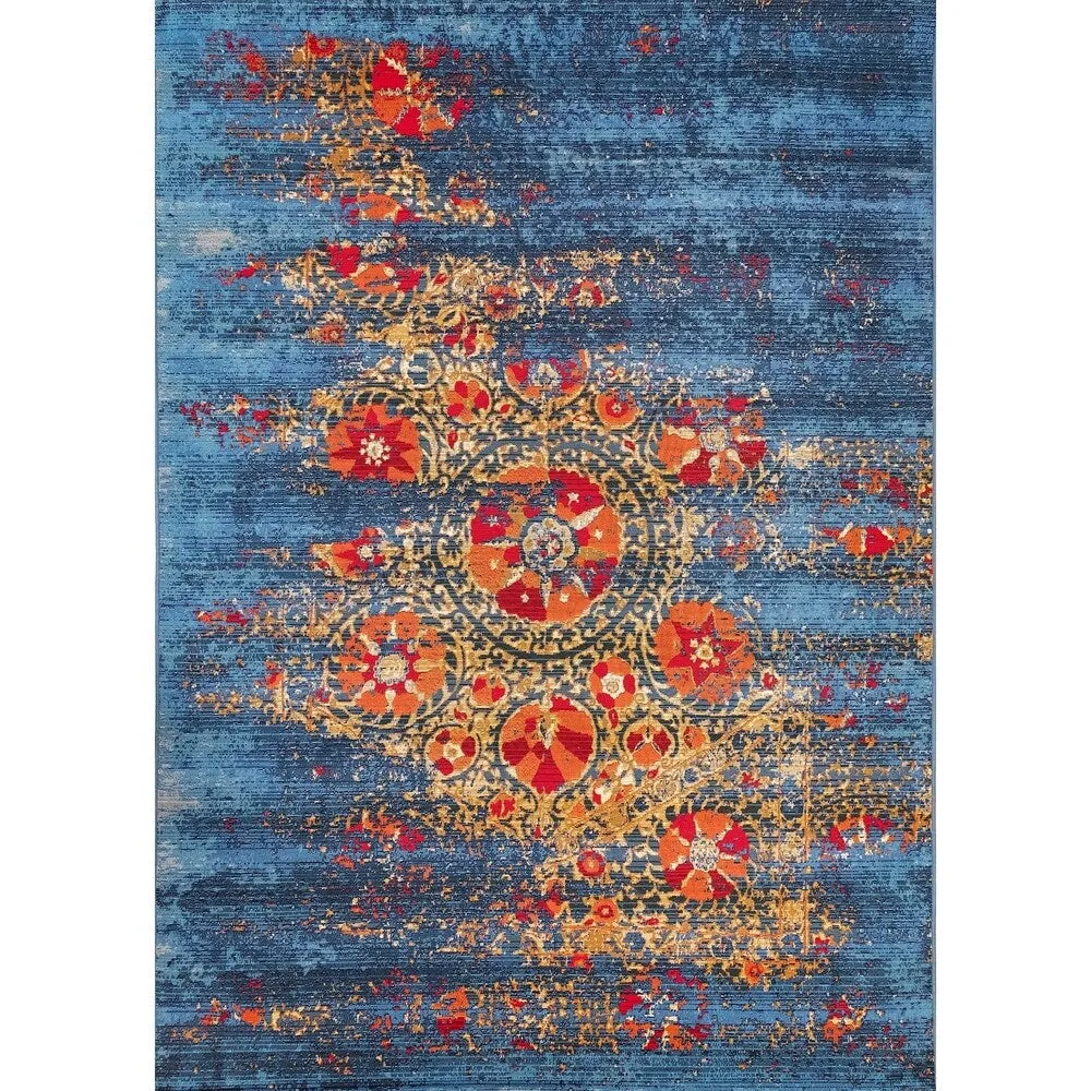 Liora Manne Marina Suzanie Indoor/Outdoor Rug Blue