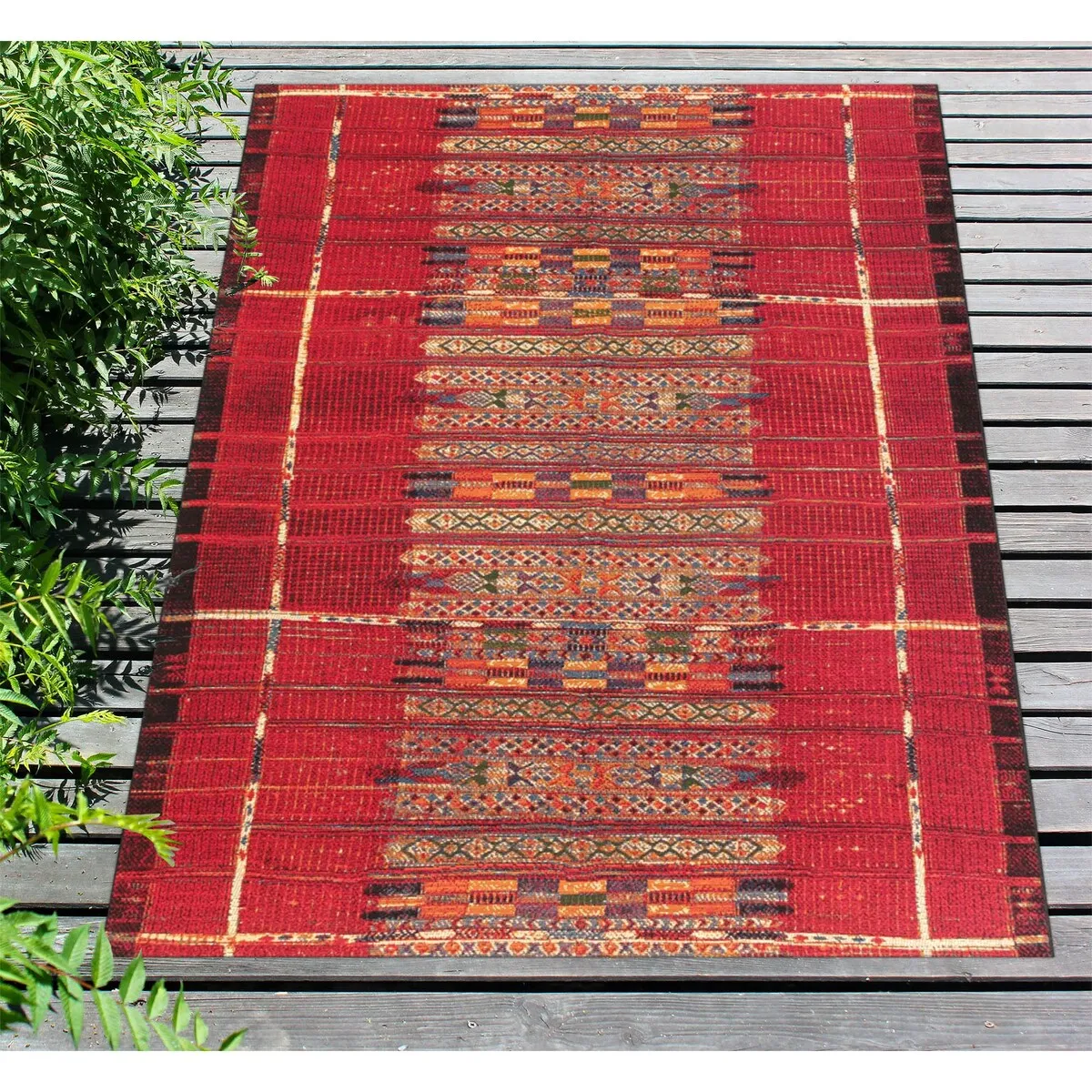 Liora Manne Marina Tribal Stripe Indoor/Outdoor Rug