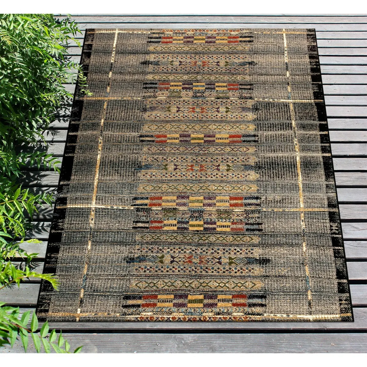 Liora Manne Marina Tribal Stripe Indoor/Outdoor Rug