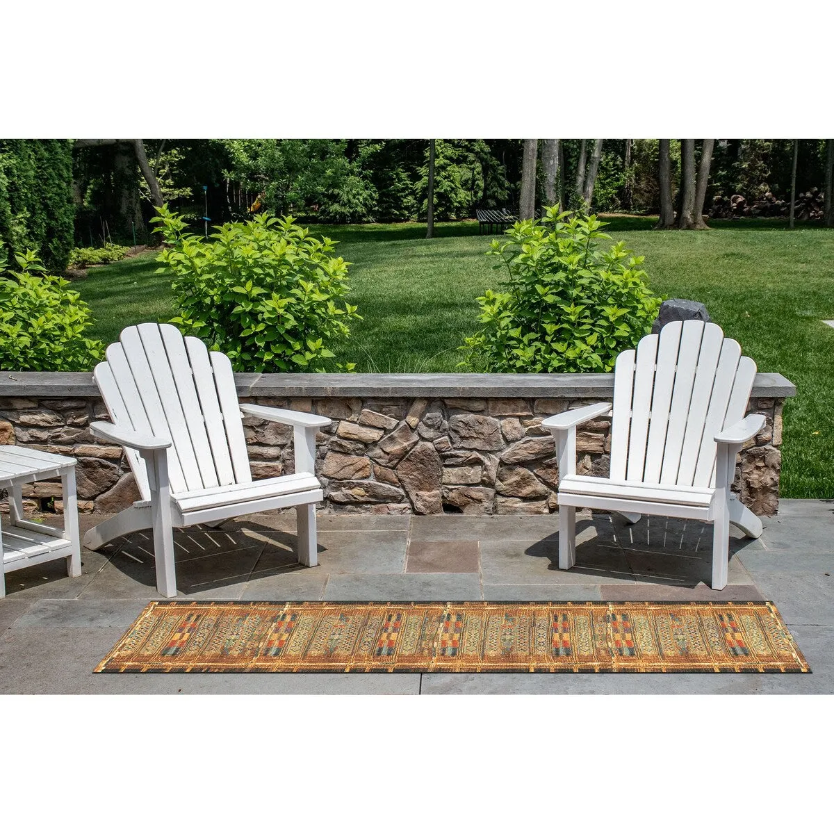 Liora Manne Marina Tribal Stripe Indoor/Outdoor Rug