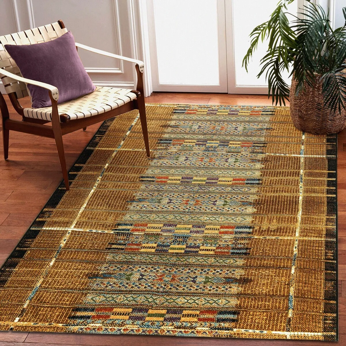Liora Manne Marina Tribal Stripe Indoor/Outdoor Rug