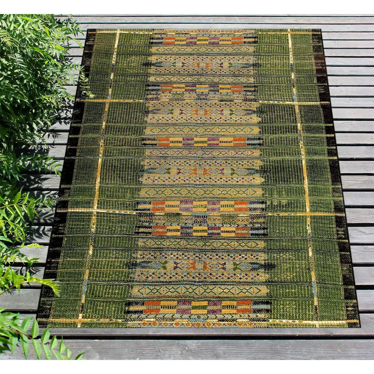 Liora Manne Marina Tribal Stripe Indoor/Outdoor Rug