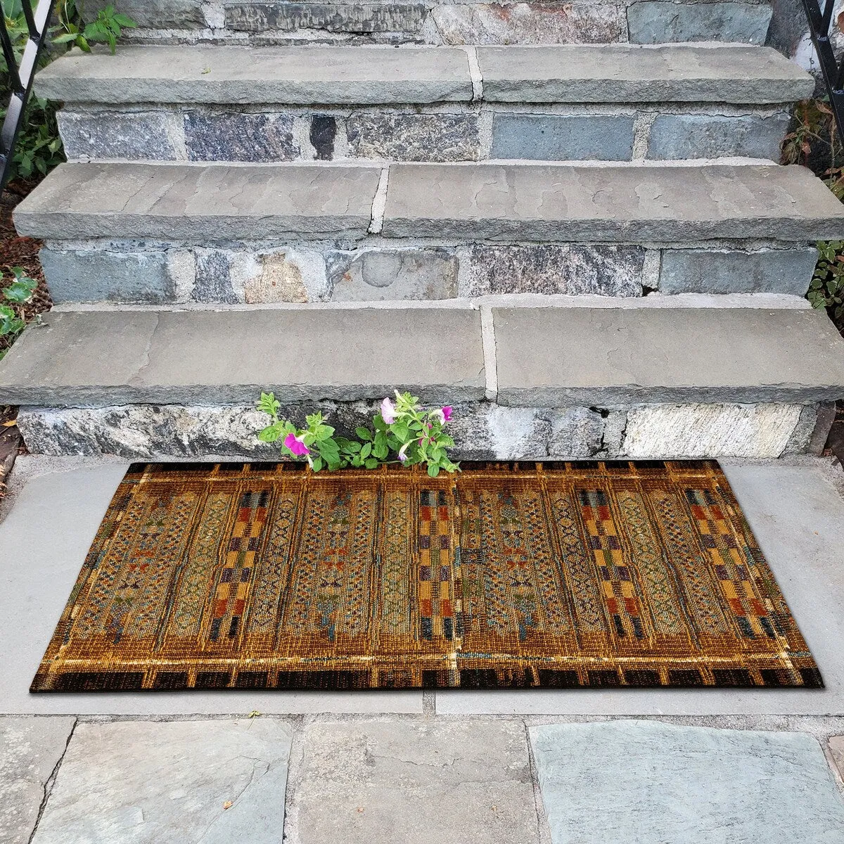 Liora Manne Marina Tribal Stripe Indoor/Outdoor Rug