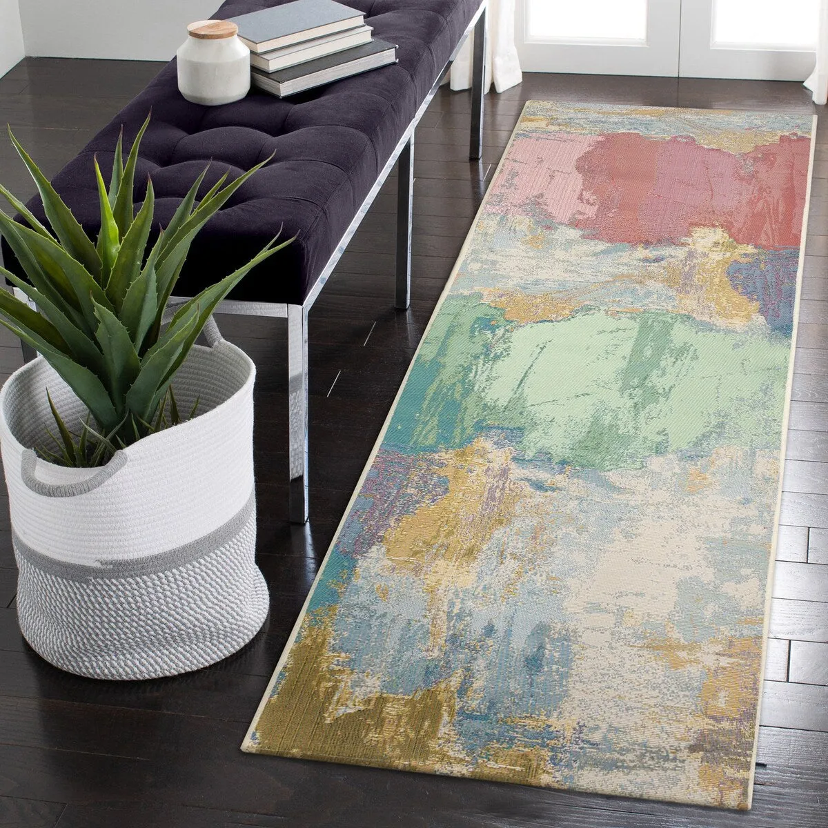 Liora Manne Marina Watercolor Indoor/Outdoor Rug