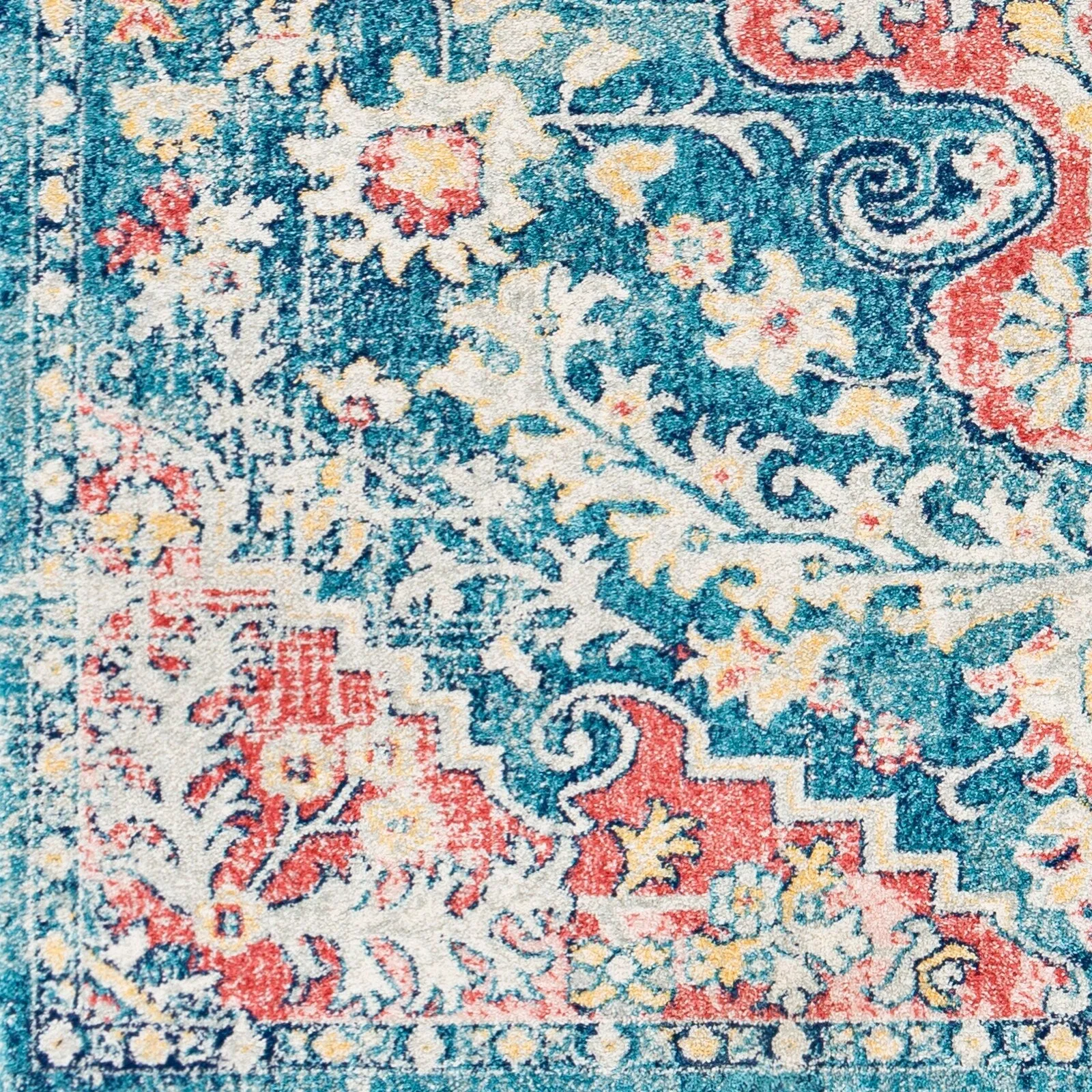 Livabliss Addie Boho Persian Medallion Area Rug