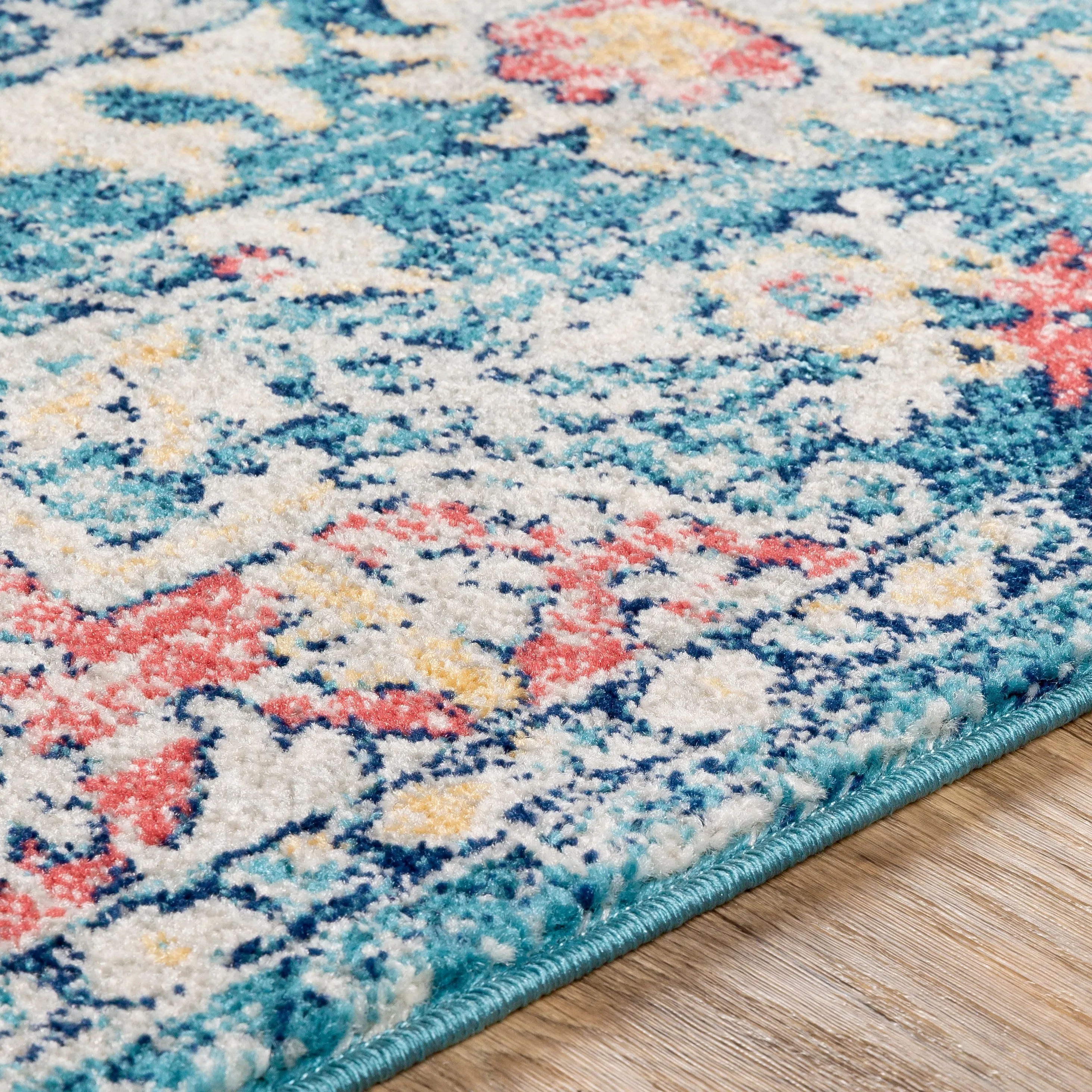Livabliss Addie Boho Persian Medallion Area Rug