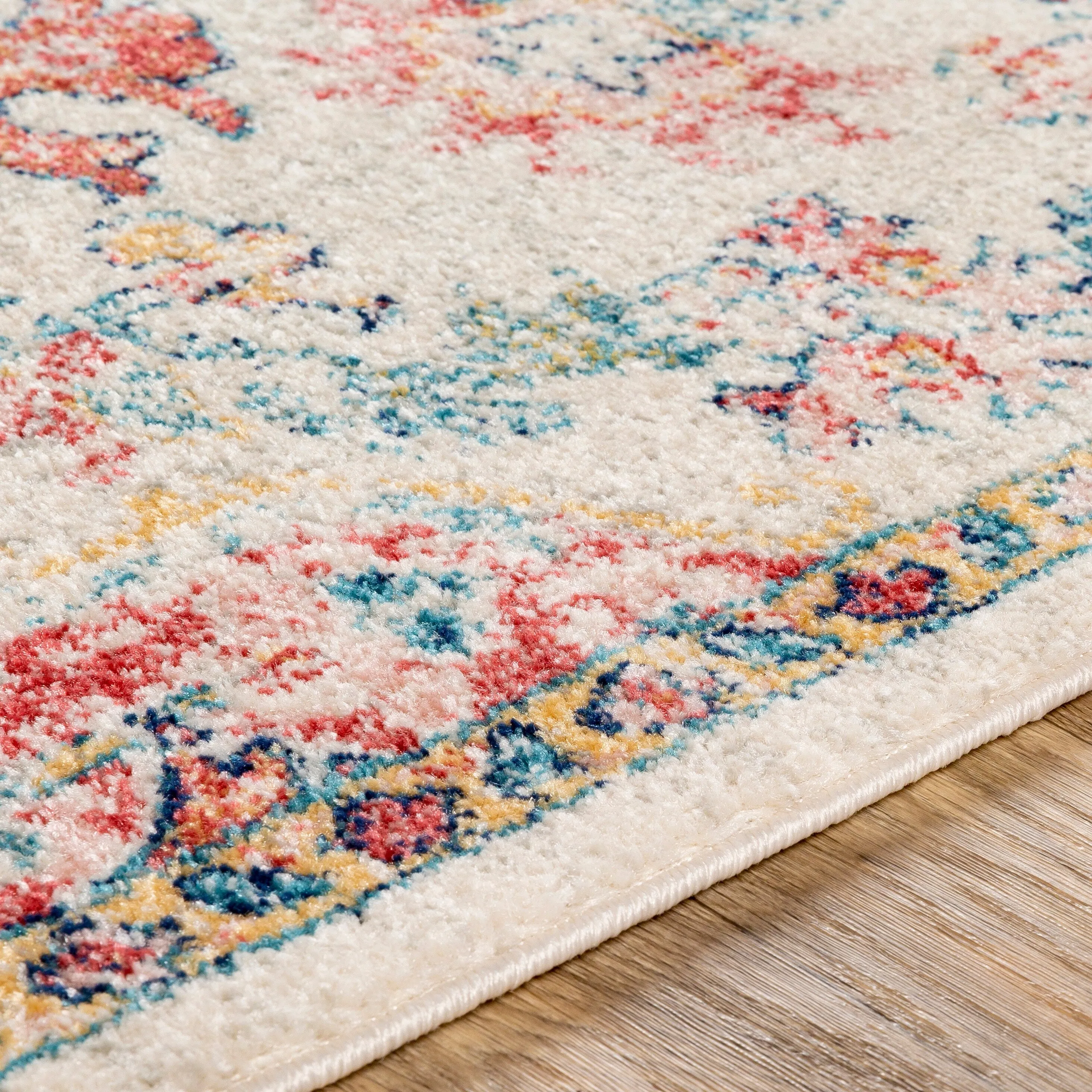 Livabliss Addie Boho Persian Medallion Area Rug