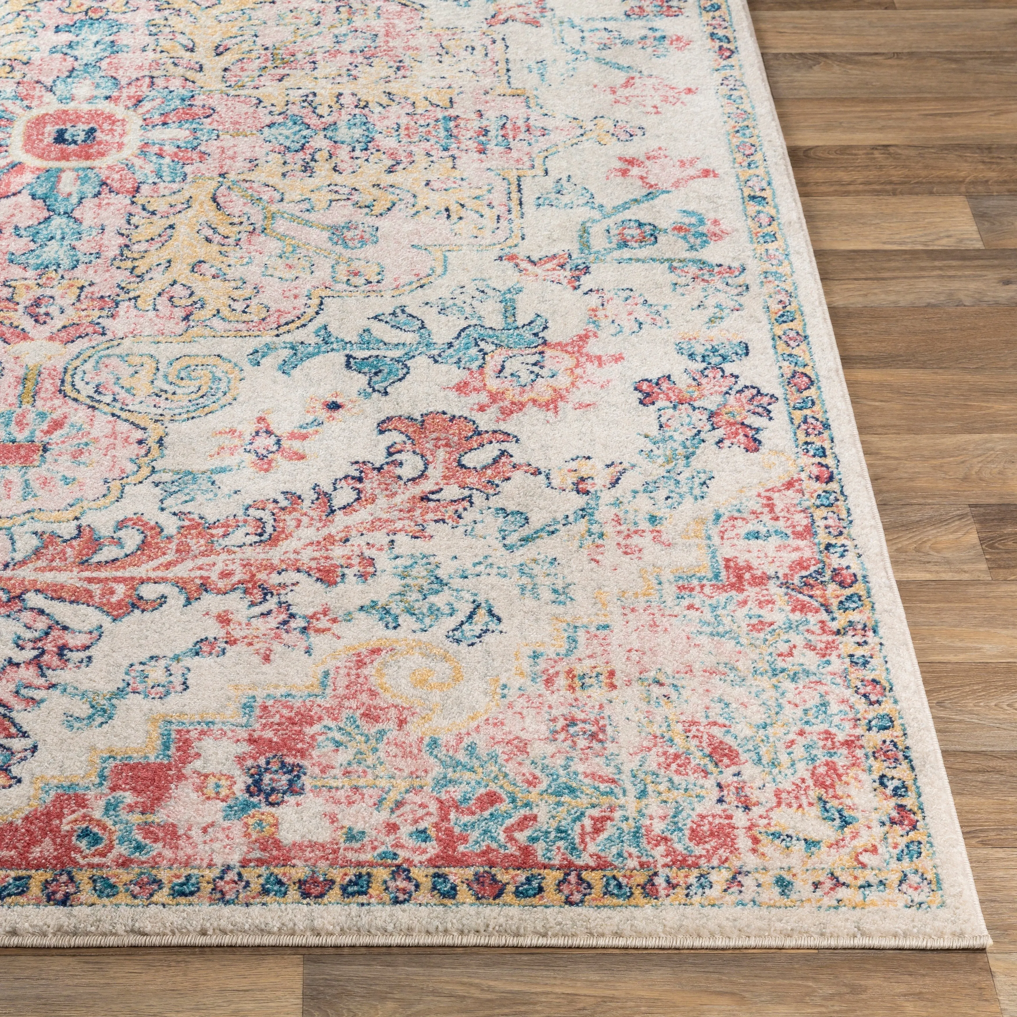 Livabliss Addie Boho Persian Medallion Area Rug
