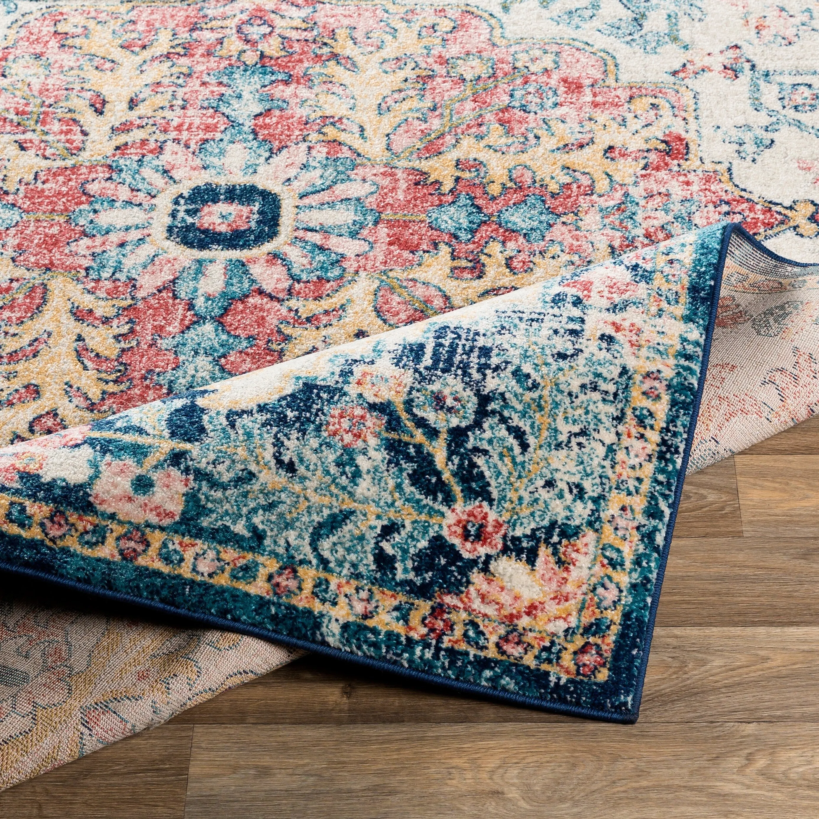 Livabliss Addie Boho Persian Medallion Area Rug