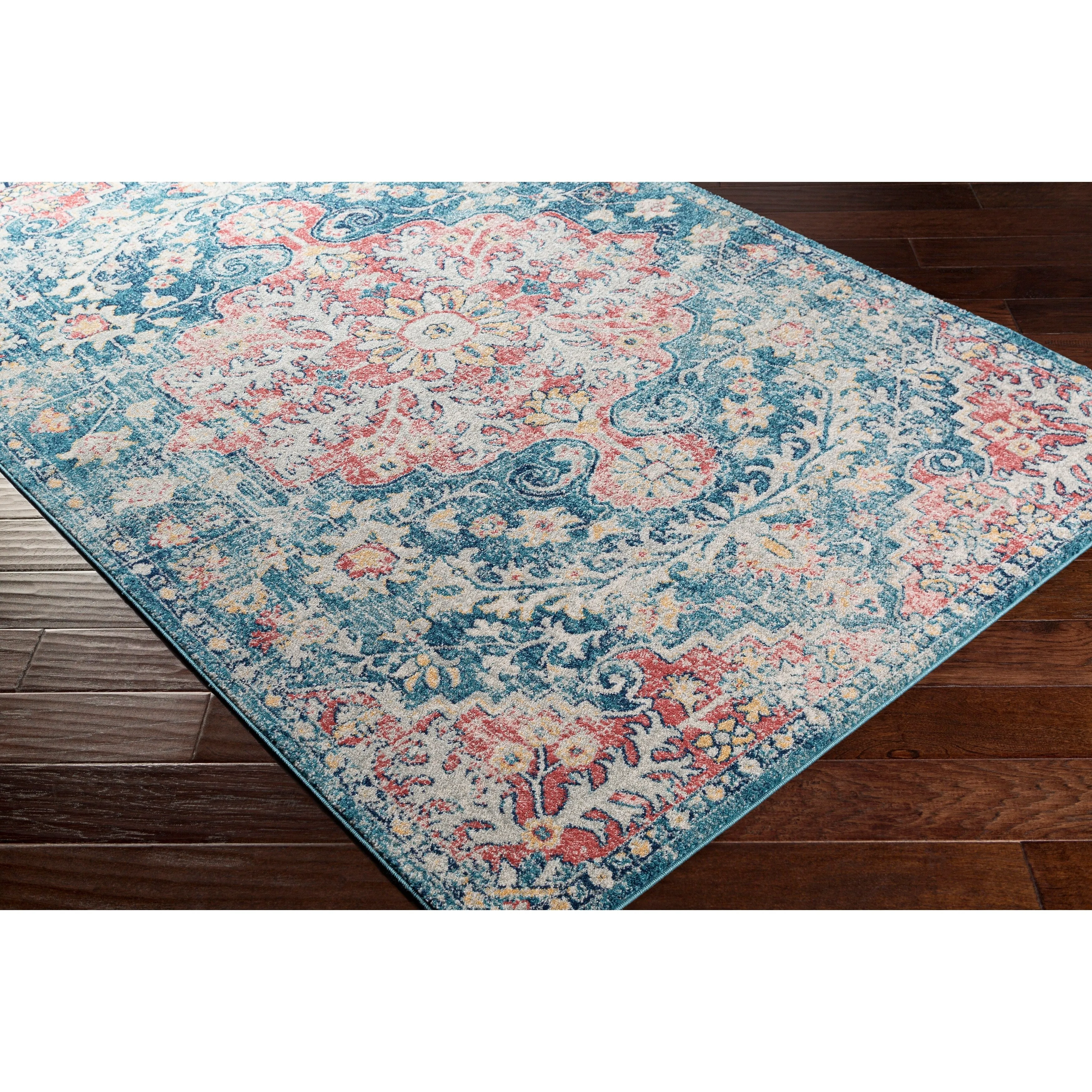 Livabliss Addie Boho Persian Medallion Area Rug