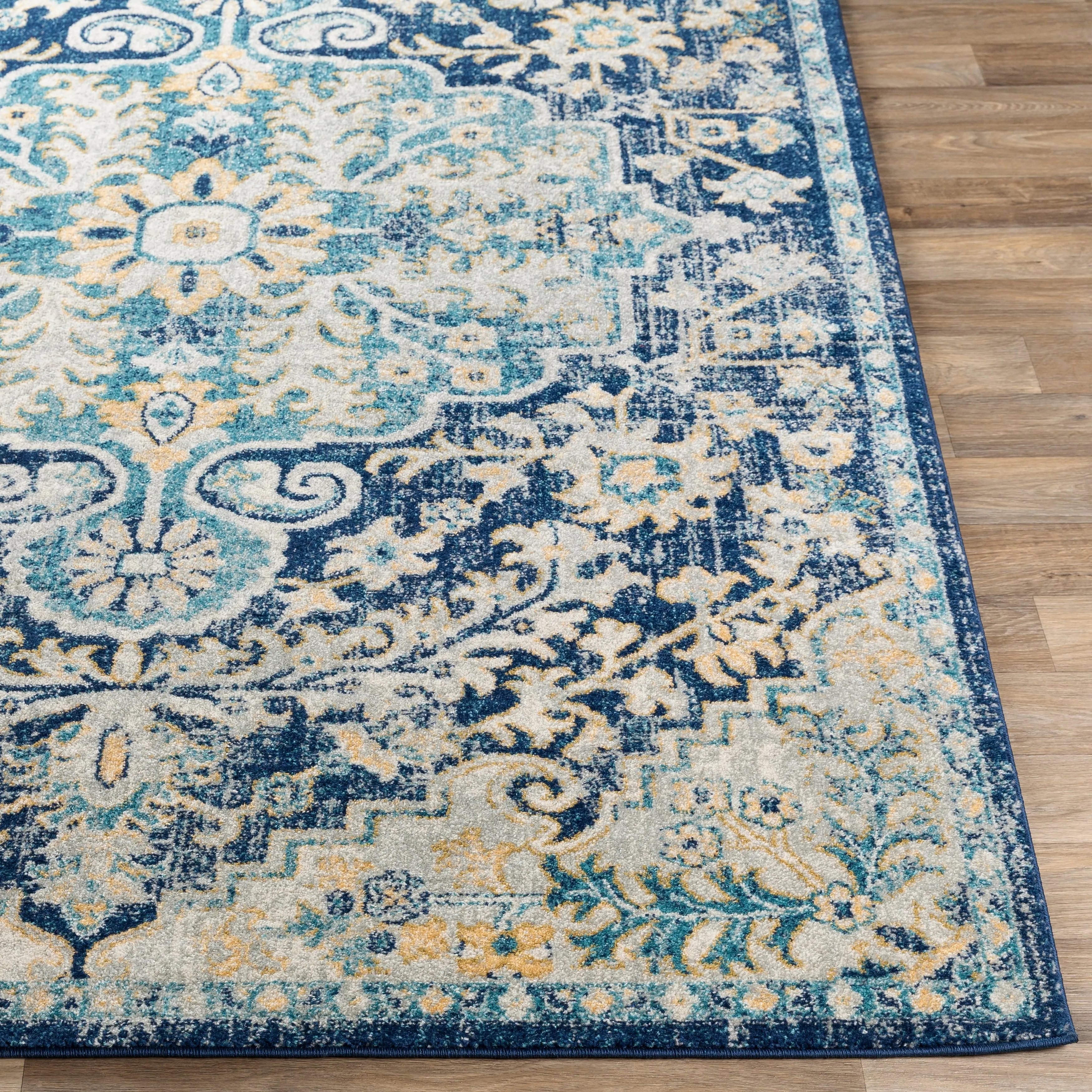 Livabliss Addie Boho Persian Medallion Area Rug