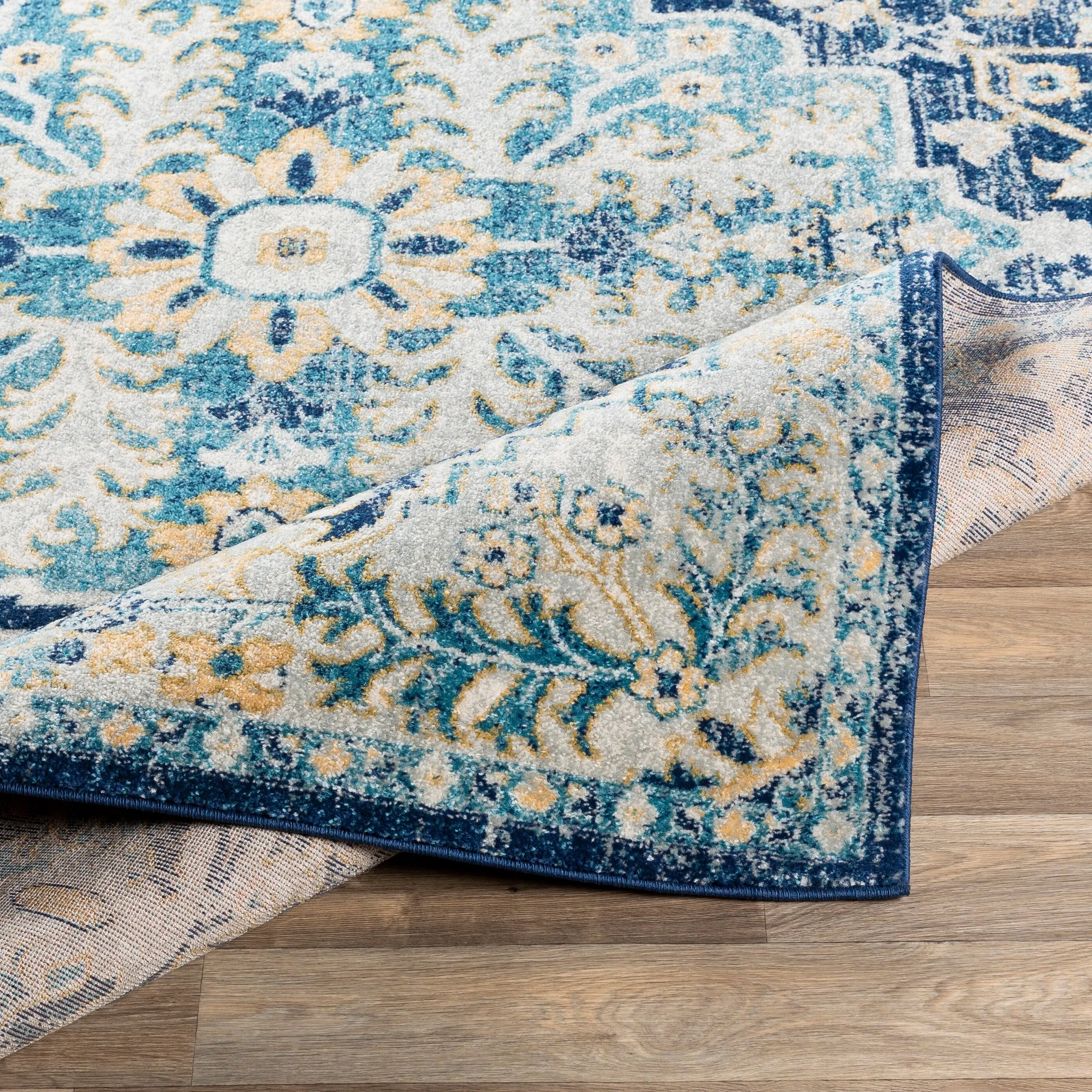 Livabliss Addie Boho Persian Medallion Area Rug