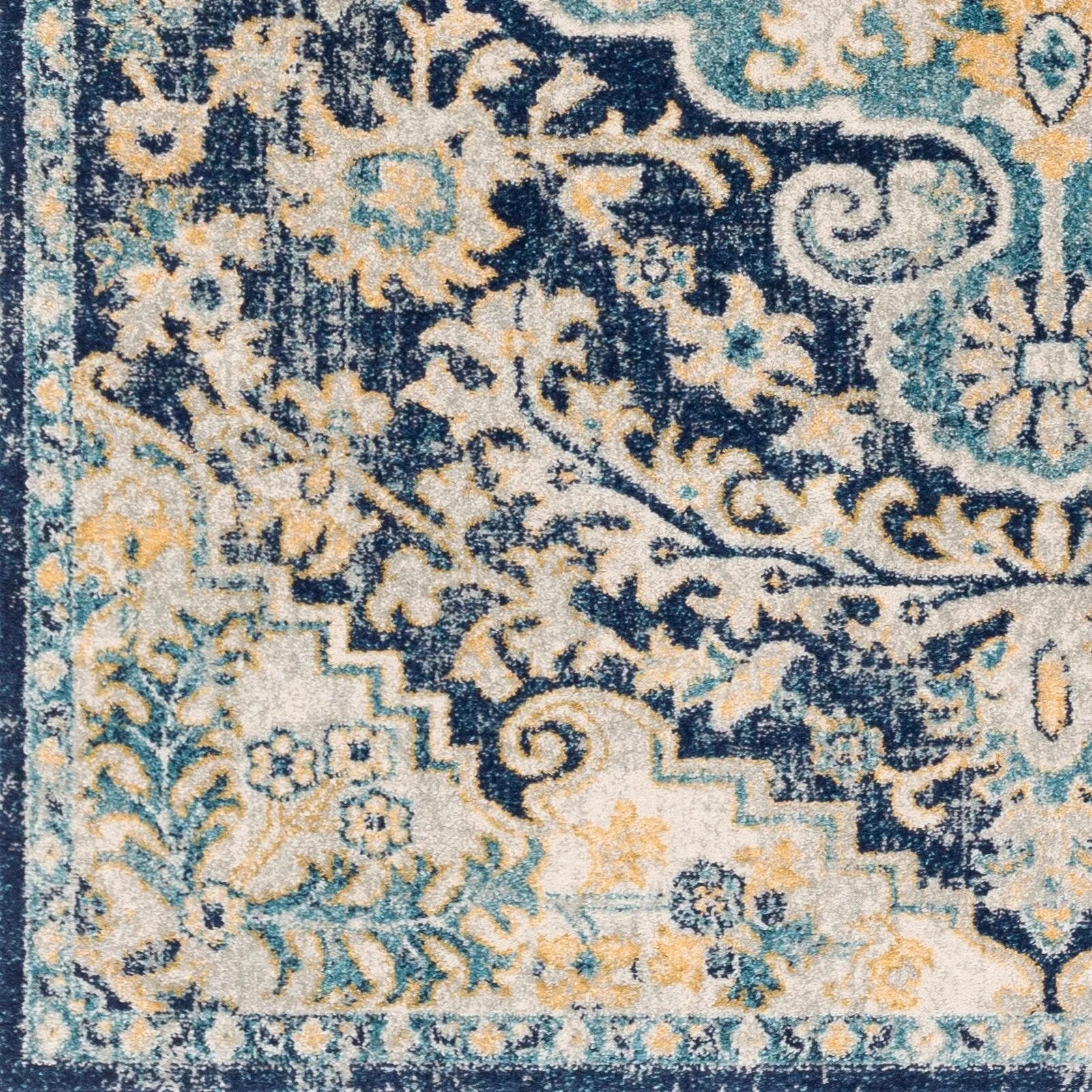 Livabliss Addie Boho Persian Medallion Area Rug