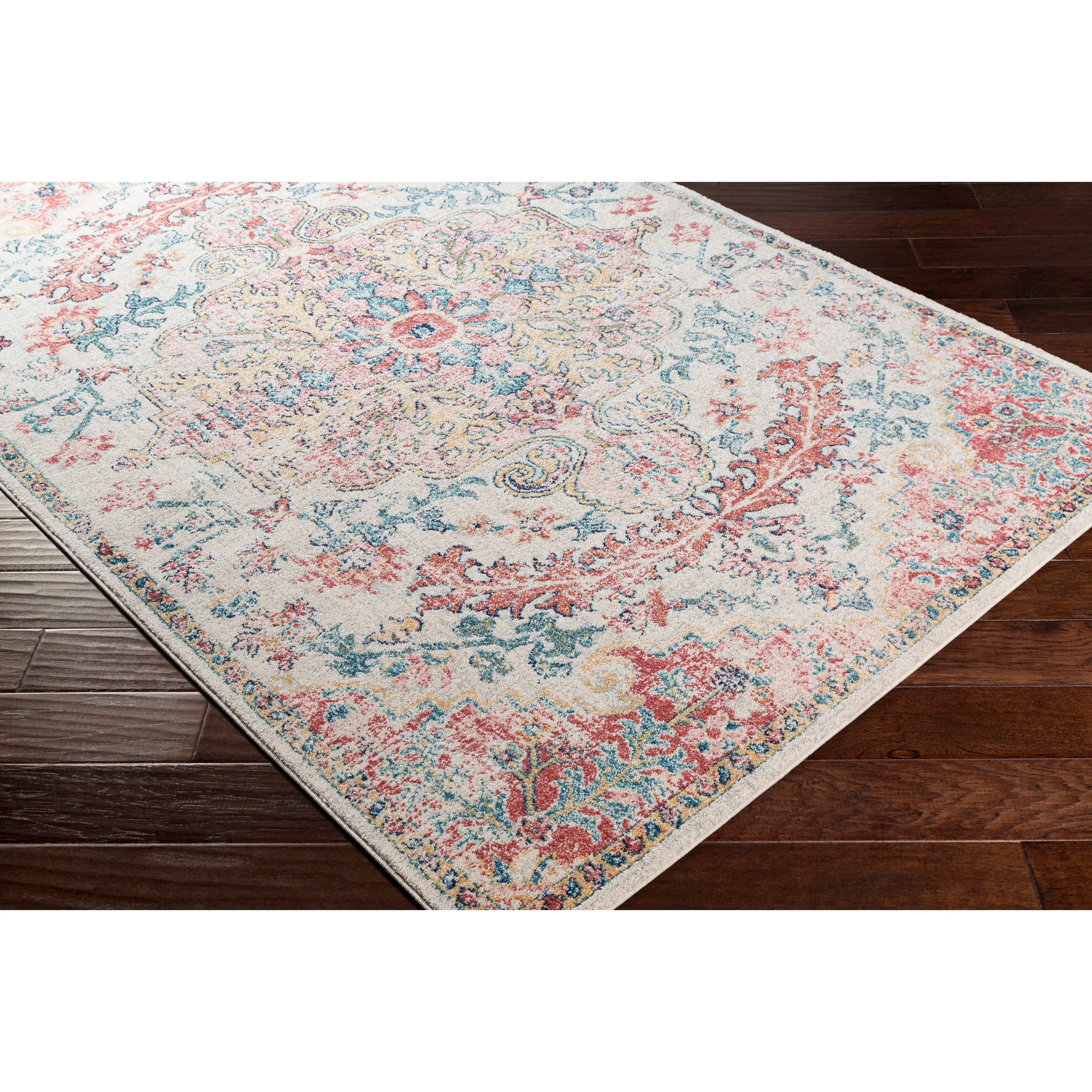 Livabliss Addie Boho Persian Medallion Area Rug
