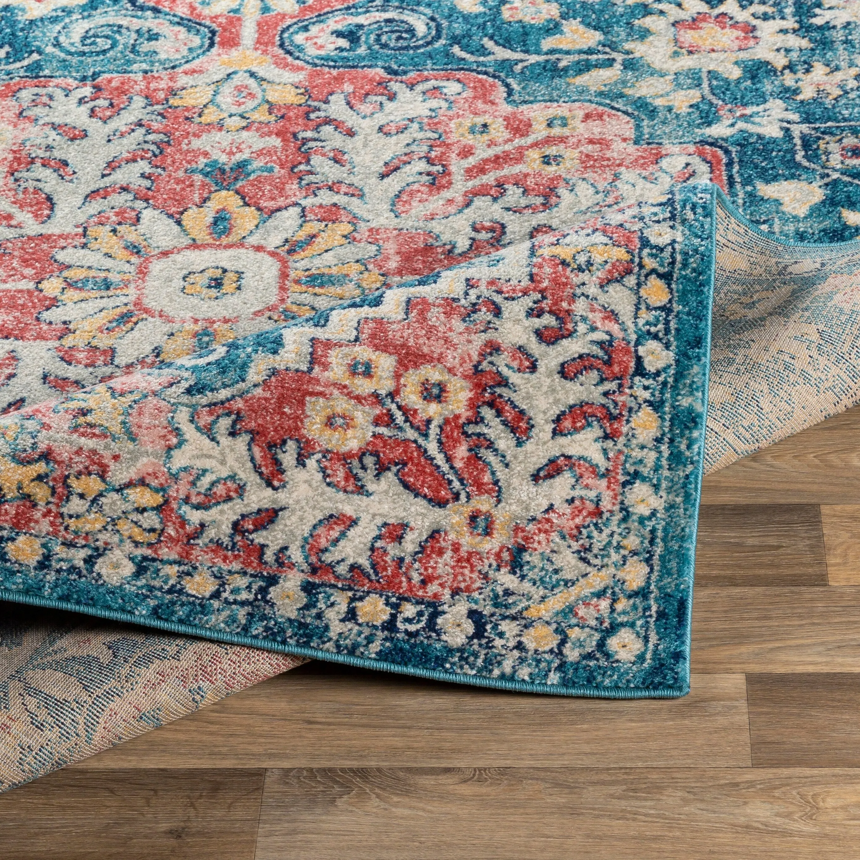 Livabliss Addie Boho Persian Medallion Area Rug