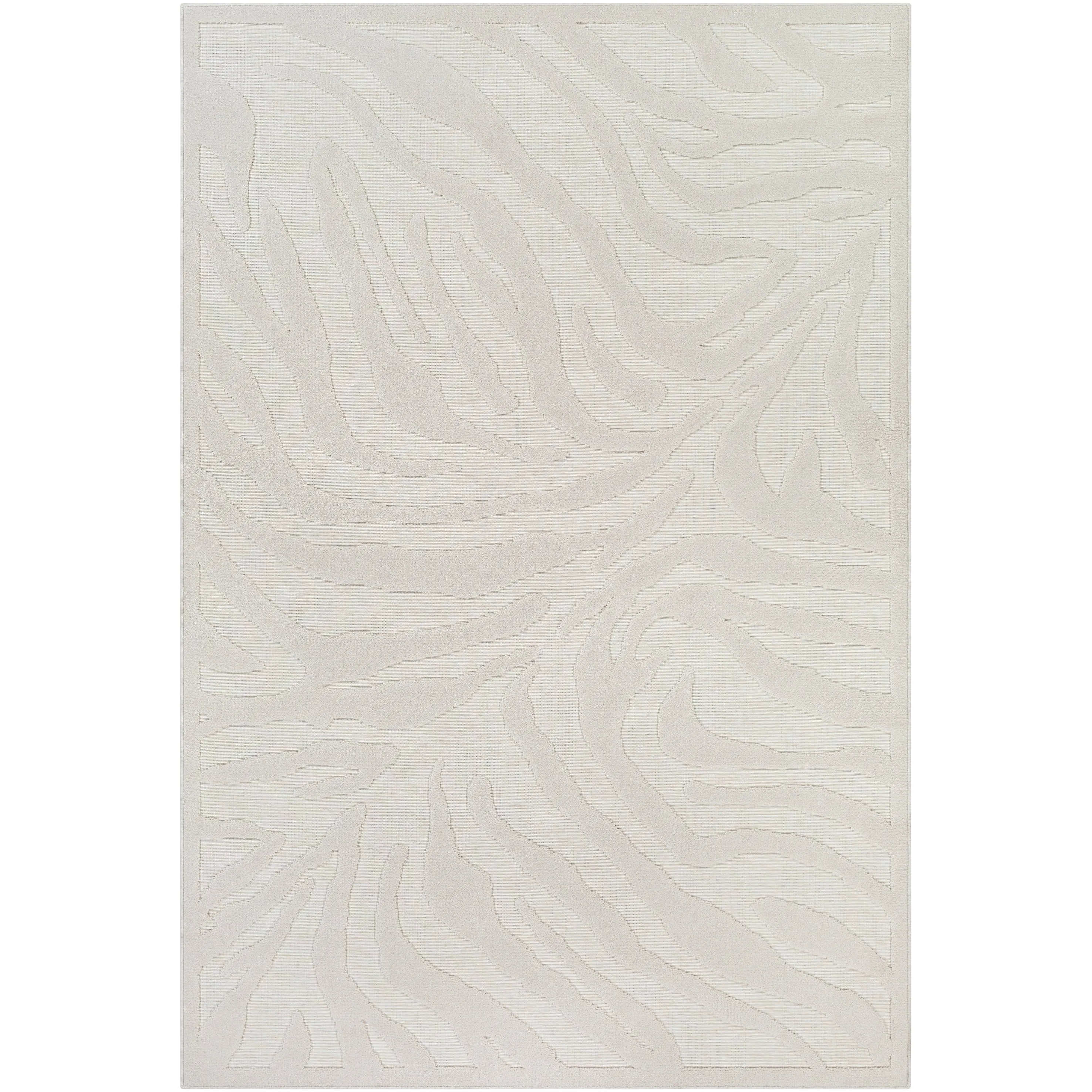 Livabliss Aibee Indoor/ Outdoor Zebra Stripe Area Rug