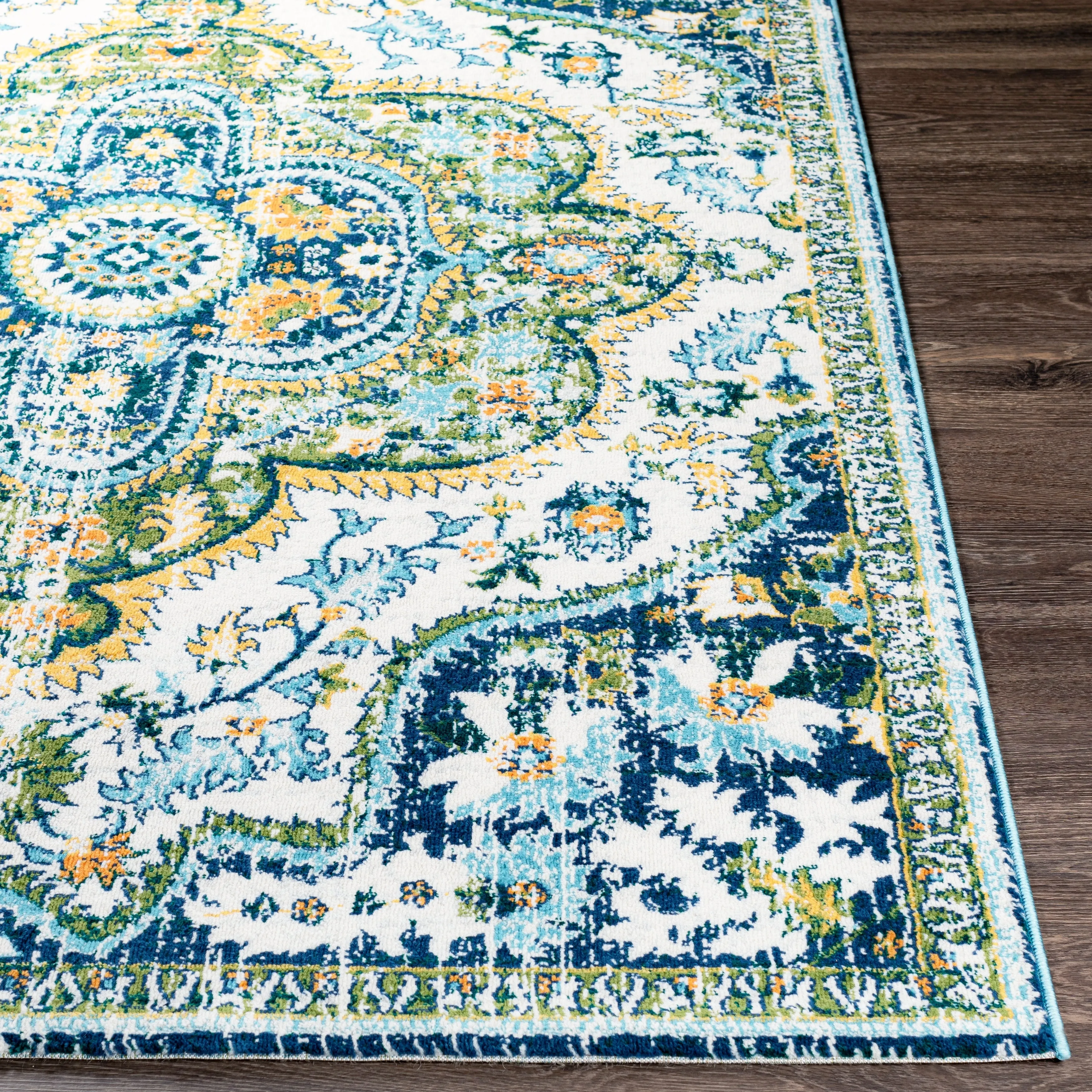 Livabliss Anu Vibrant Boho Medallion Area Rug