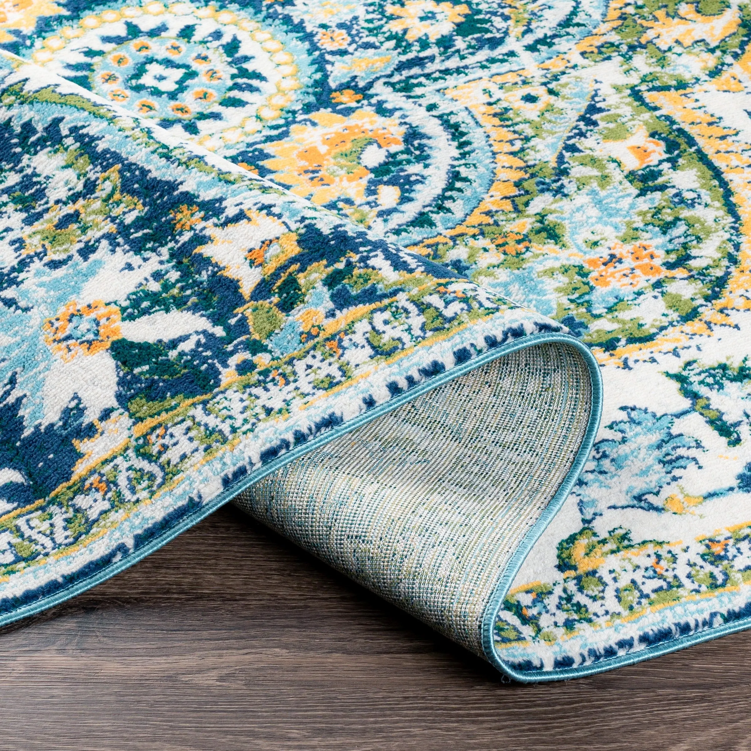 Livabliss Anu Vibrant Boho Medallion Area Rug