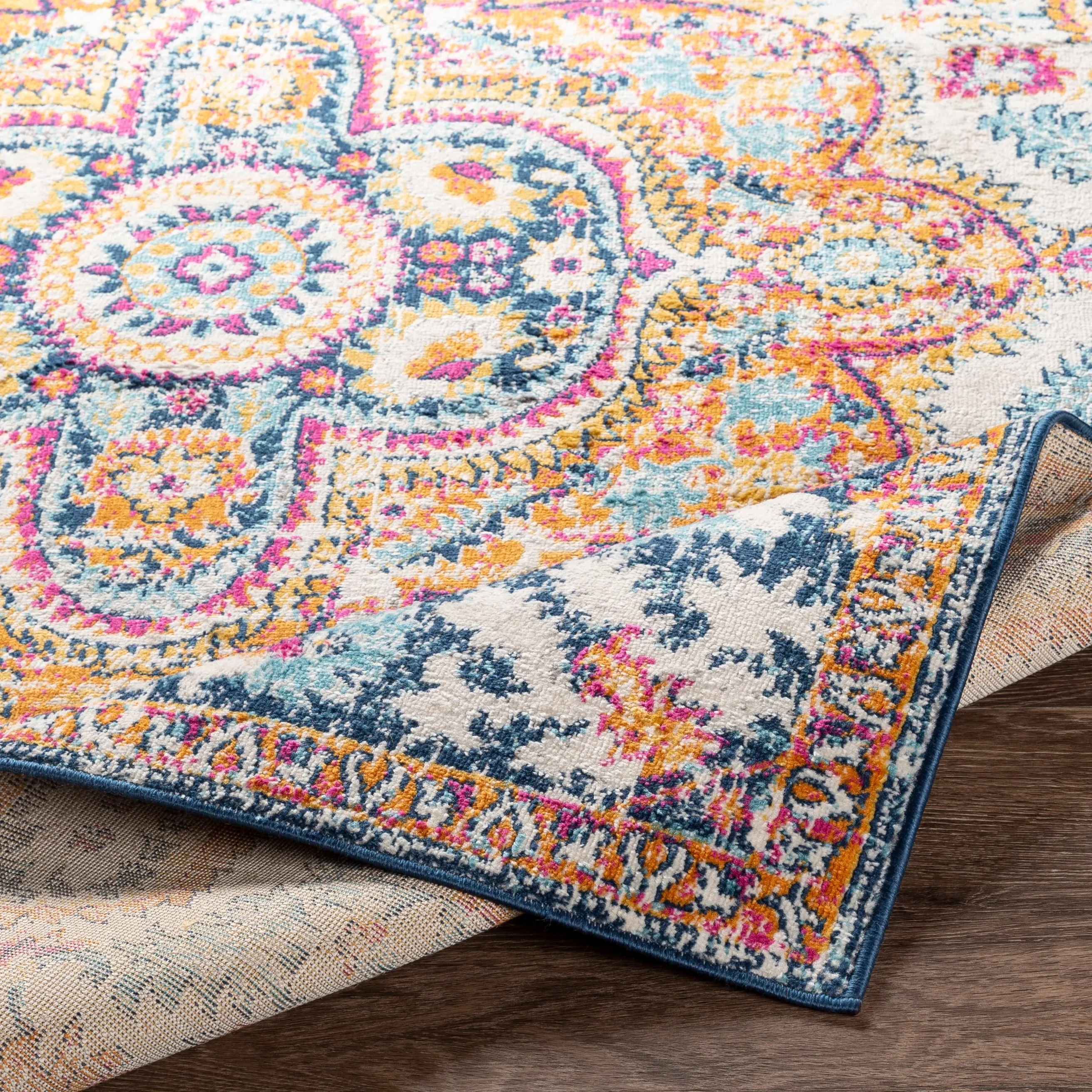 Livabliss Anu Vibrant Boho Medallion Area Rug