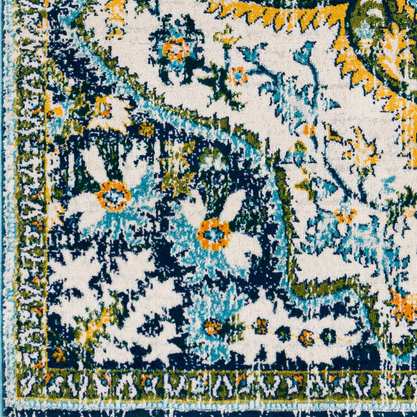 Livabliss Anu Vibrant Boho Medallion Area Rug