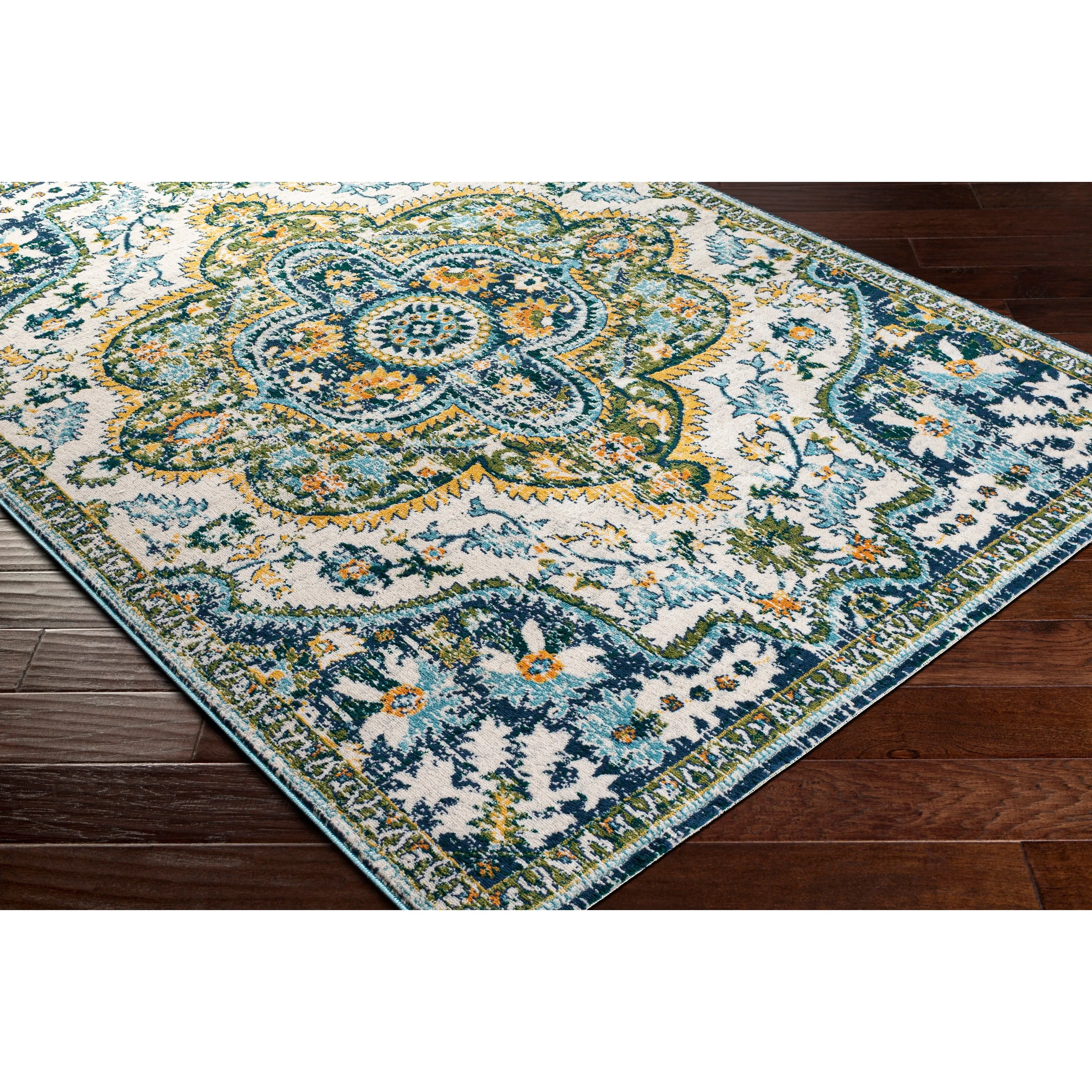 Livabliss Anu Vibrant Boho Medallion Area Rug
