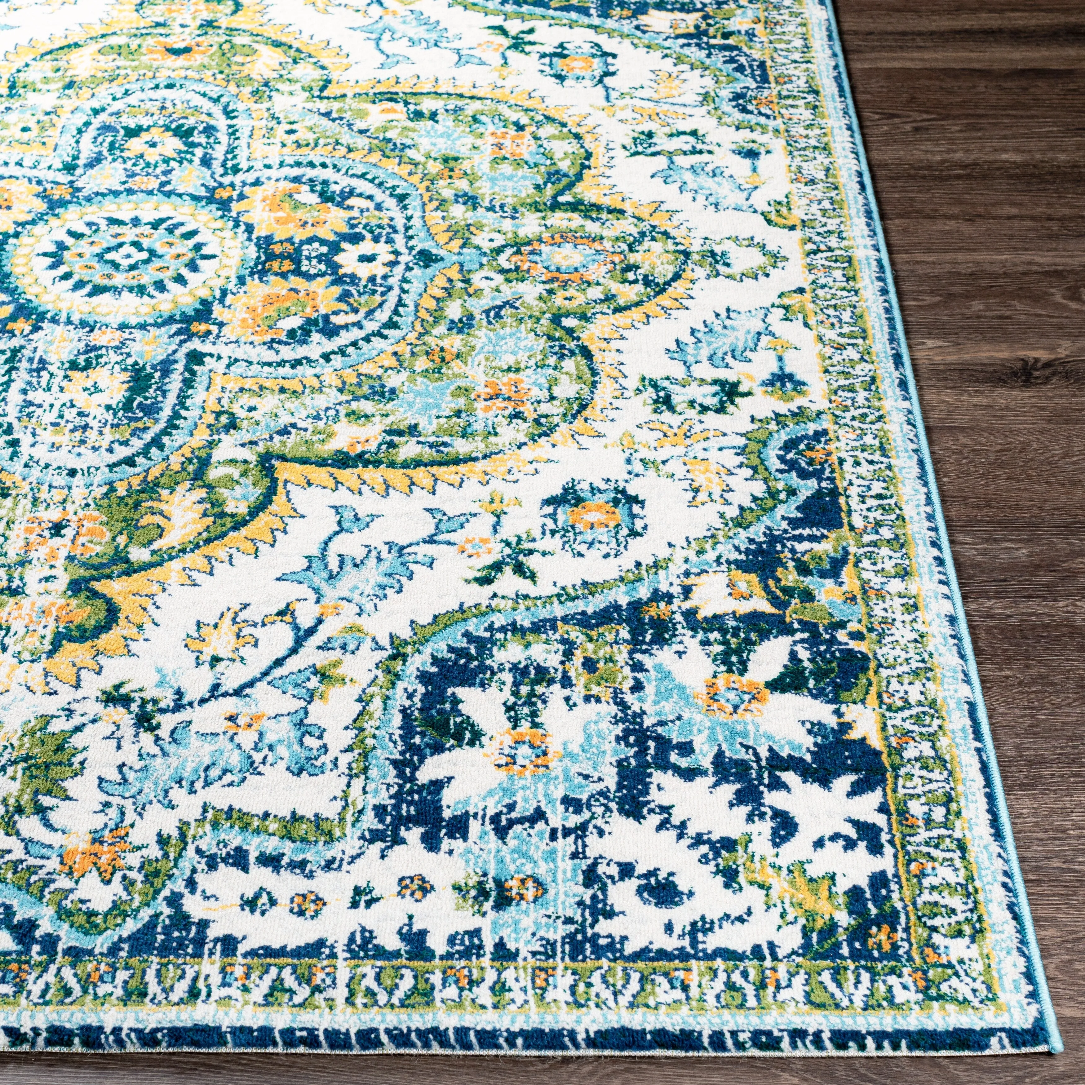 Livabliss Anu Vibrant Boho Medallion Area Rug