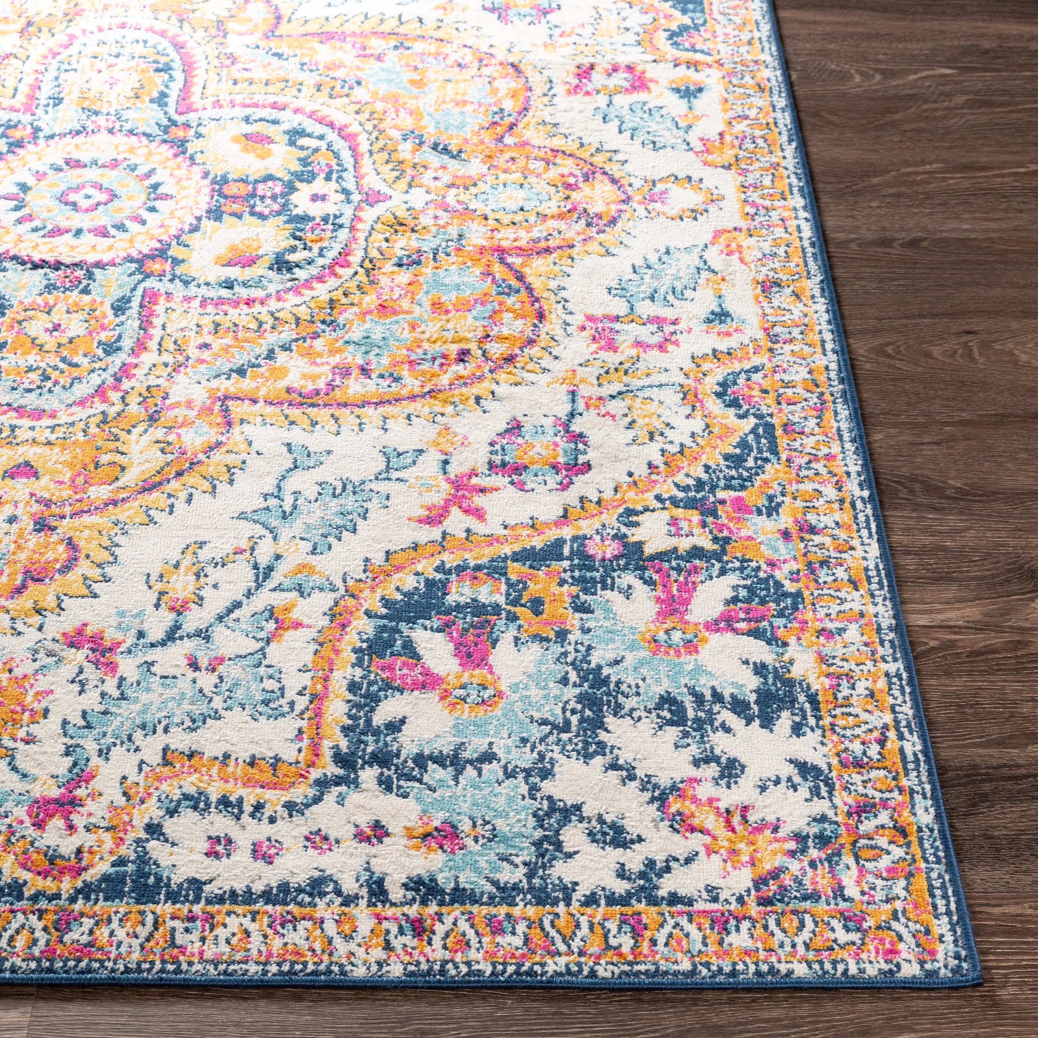 Livabliss Anu Vibrant Boho Medallion Area Rug