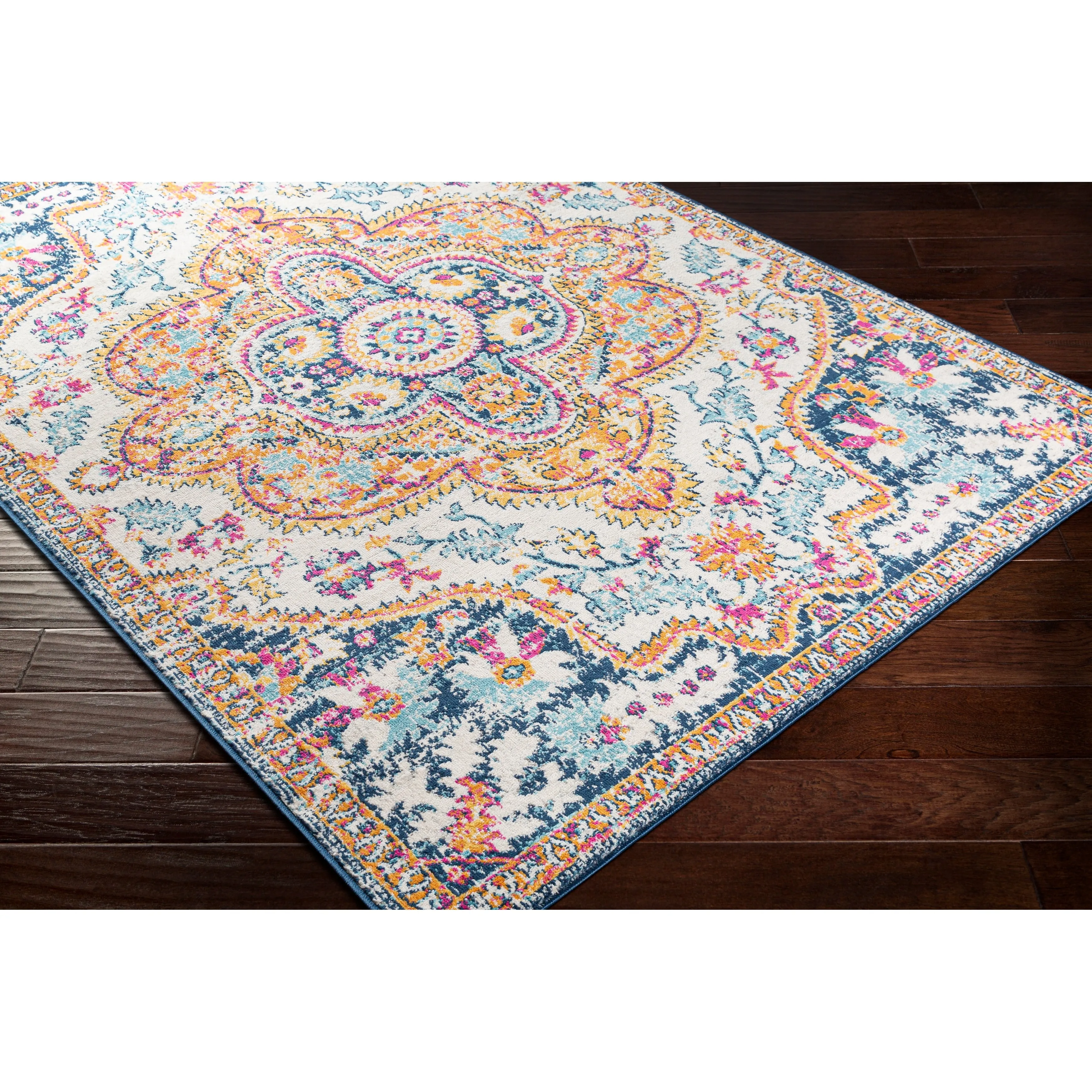 Livabliss Anu Vibrant Boho Medallion Area Rug