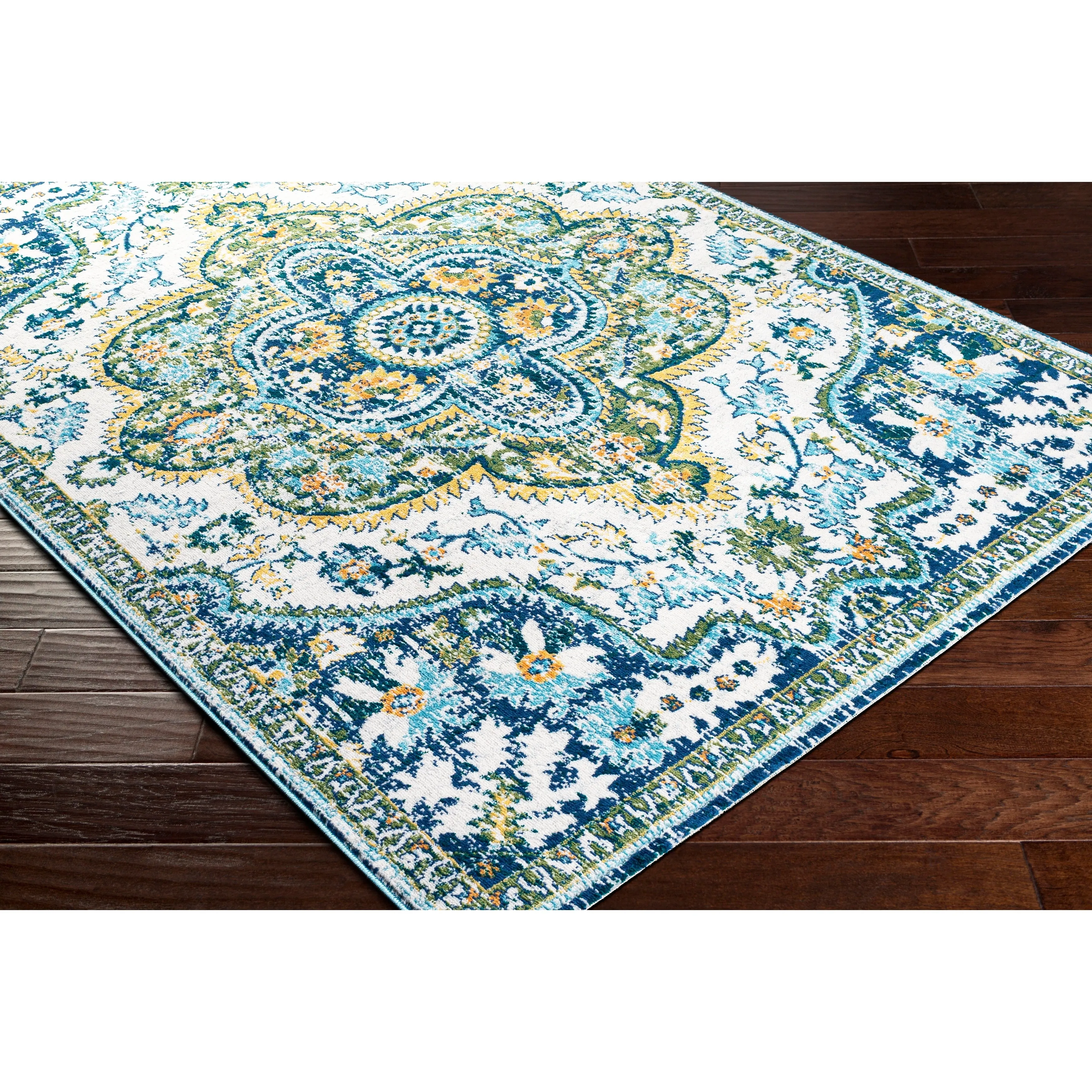 Livabliss Anu Vibrant Boho Medallion Area Rug