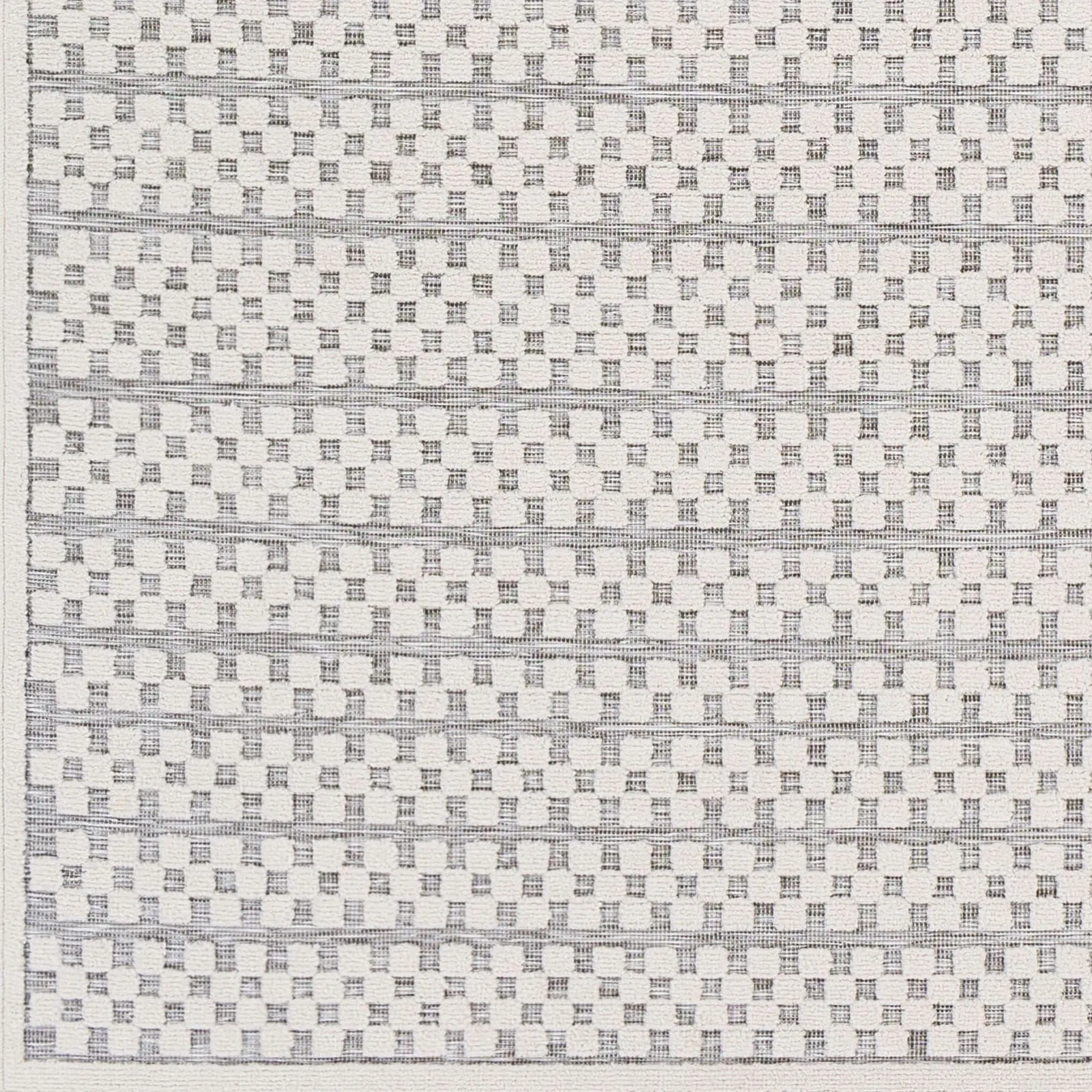 Livabliss Brennah Indoor/ Outdoor Checkered Stripe Area Rug