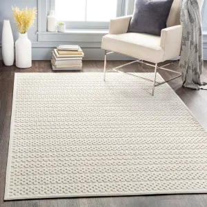 Livabliss Brennah Indoor/ Outdoor Checkered Stripe Area Rug