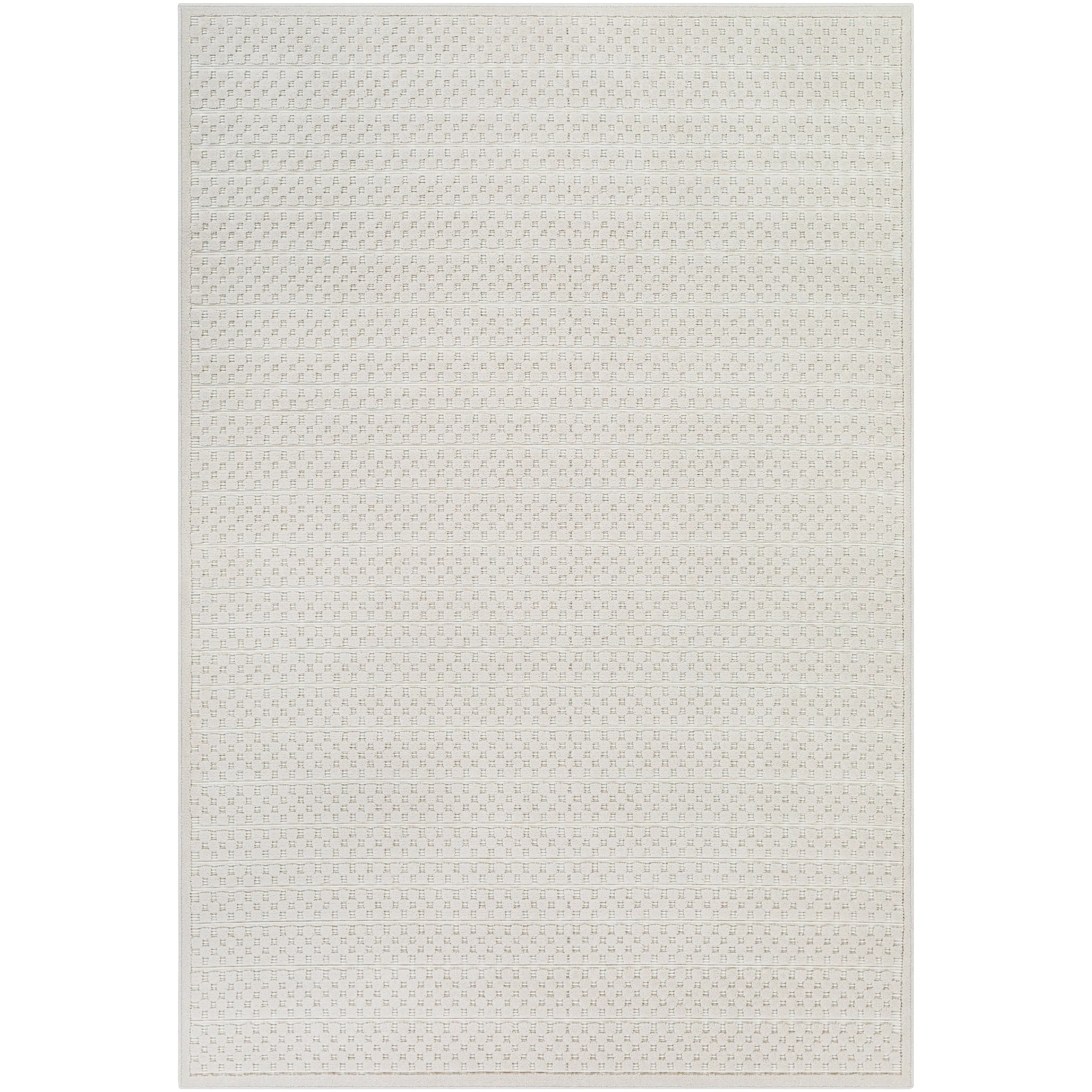 Livabliss Brennah Indoor/ Outdoor Checkered Stripe Area Rug