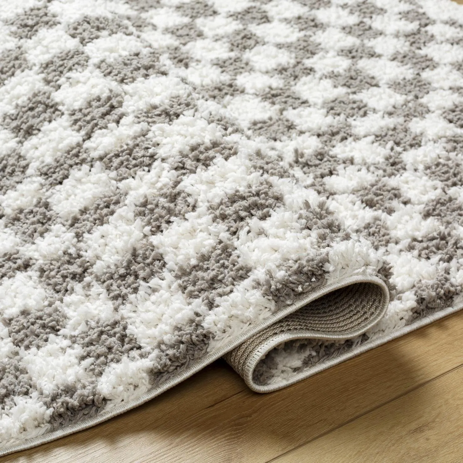 Livabliss Casual Birmingham Checkered Area Rug