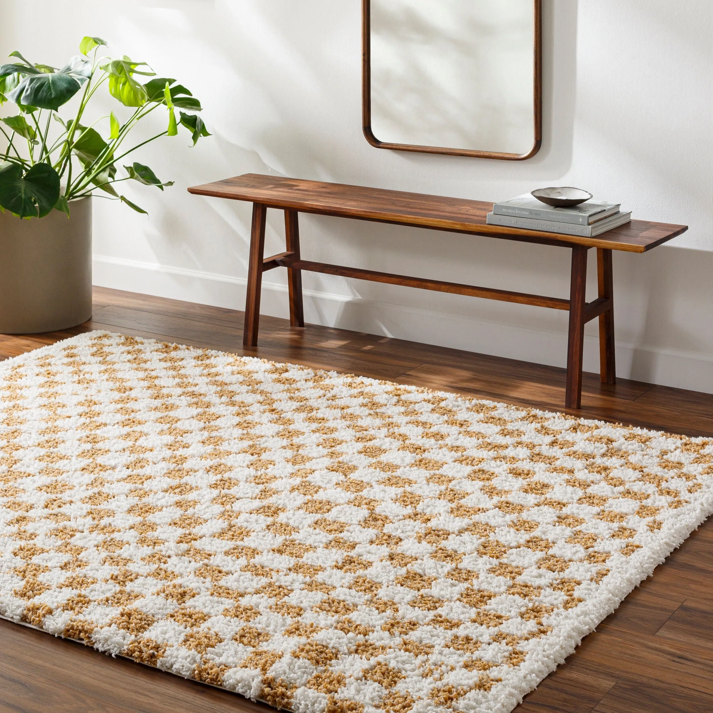 Livabliss Casual Birmingham Checkered Area Rug