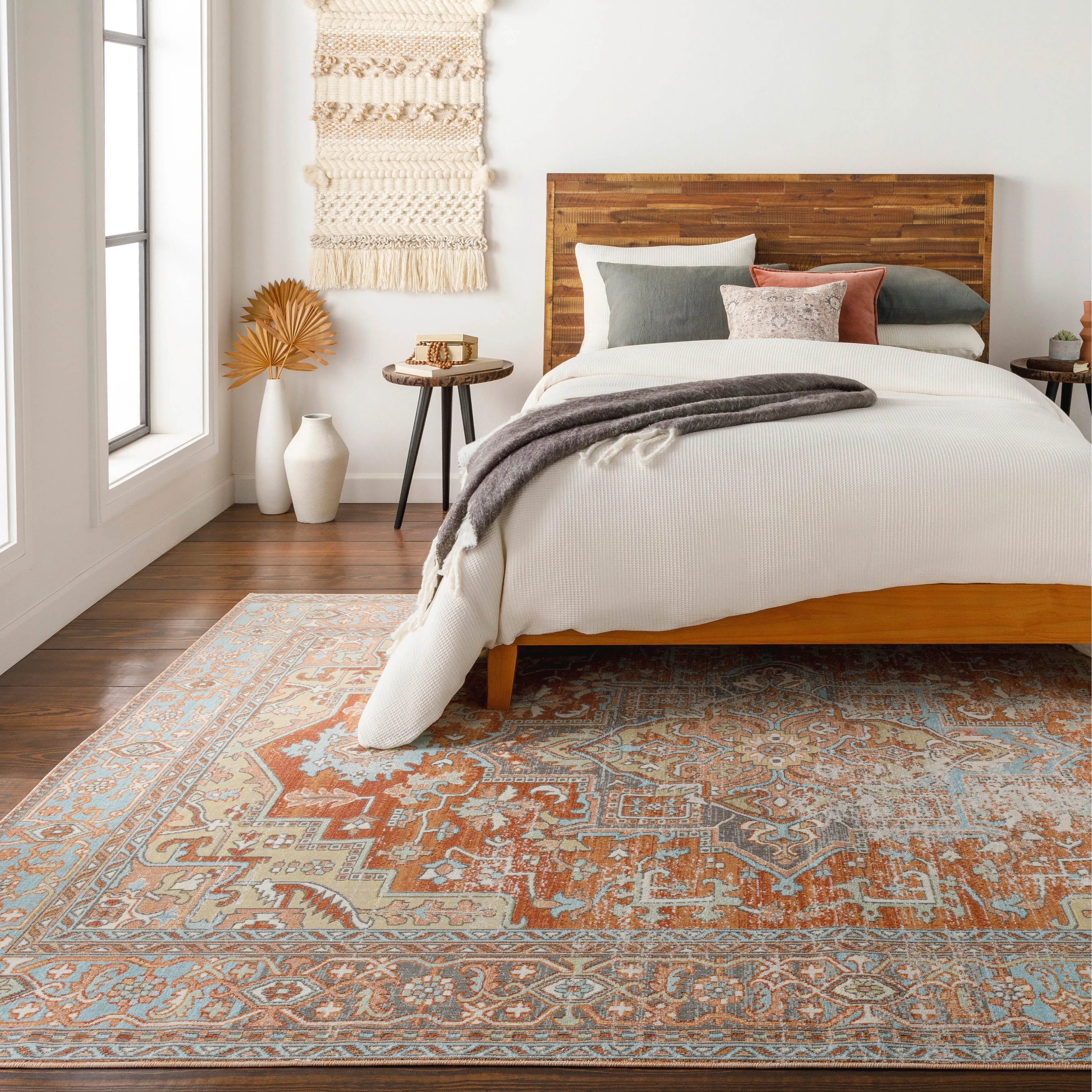 Livabliss Dellie Indoor/ Outdoor Traditional Medallion Area Rug