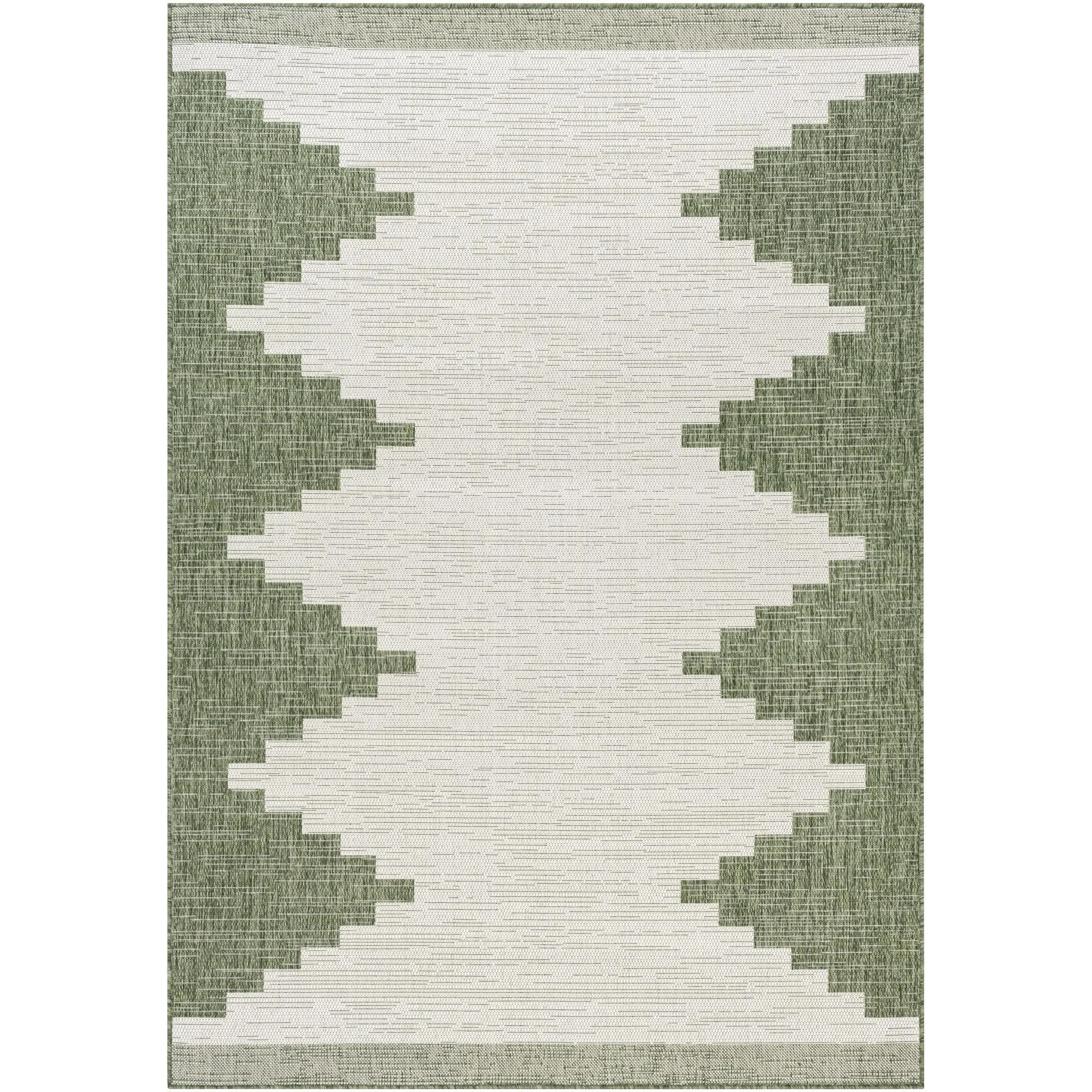 Livabliss Eagean Bohemian Diamond Indoor / OutdoorArea Rug