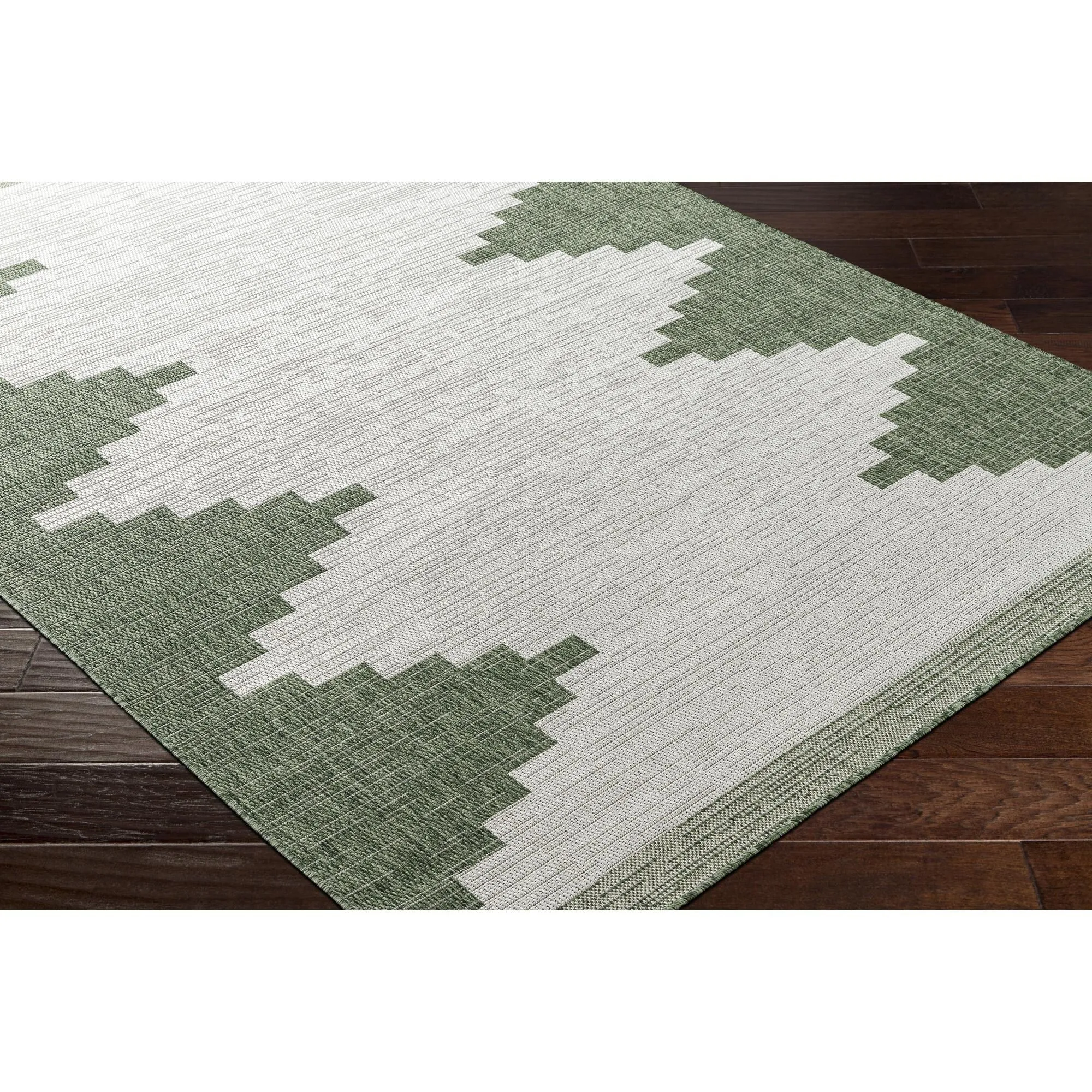 Livabliss Eagean Bohemian Diamond Indoor / OutdoorArea Rug