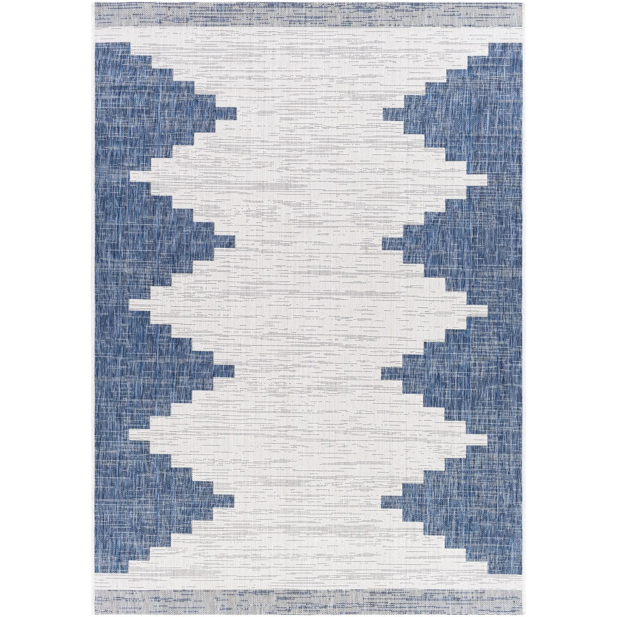 Livabliss Eagean Bohemian Diamond Indoor / OutdoorArea Rug