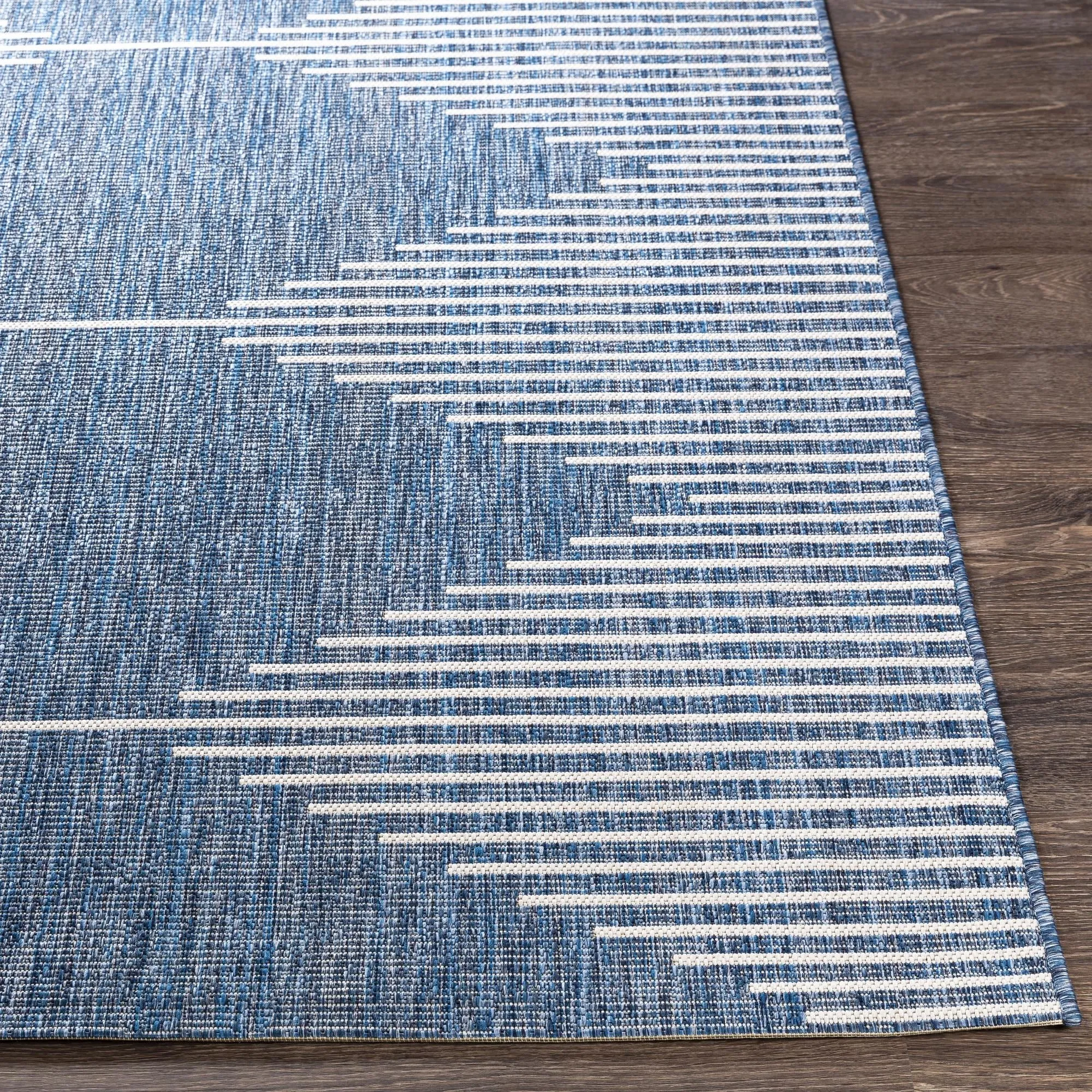 Livabliss Eagean Bohemian Diamond Outdoor Area Rug