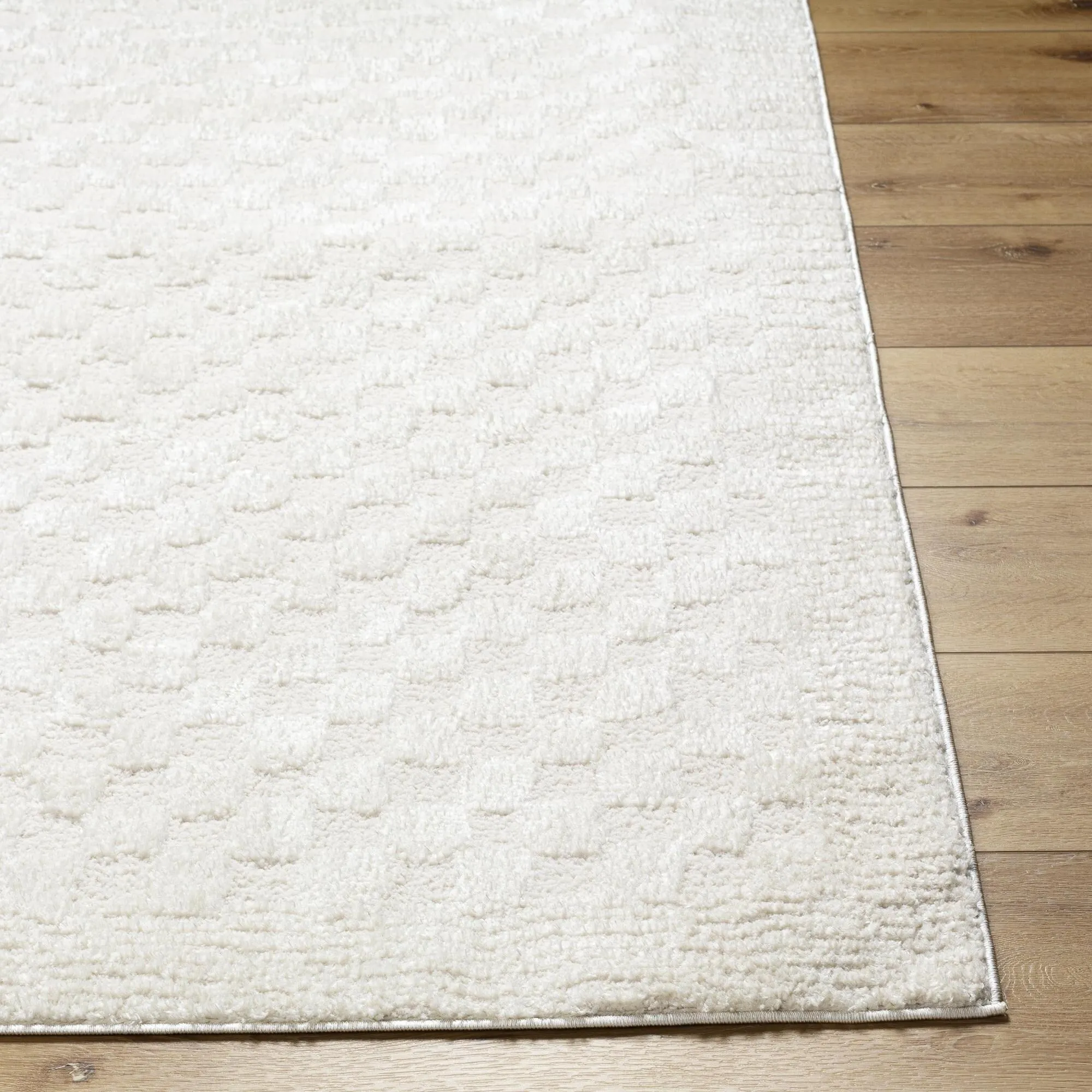 Livabliss Freud Art Deco Checkered Area Rug