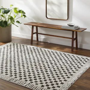 Livabliss Freud Art Deco Checkered Area Rug
