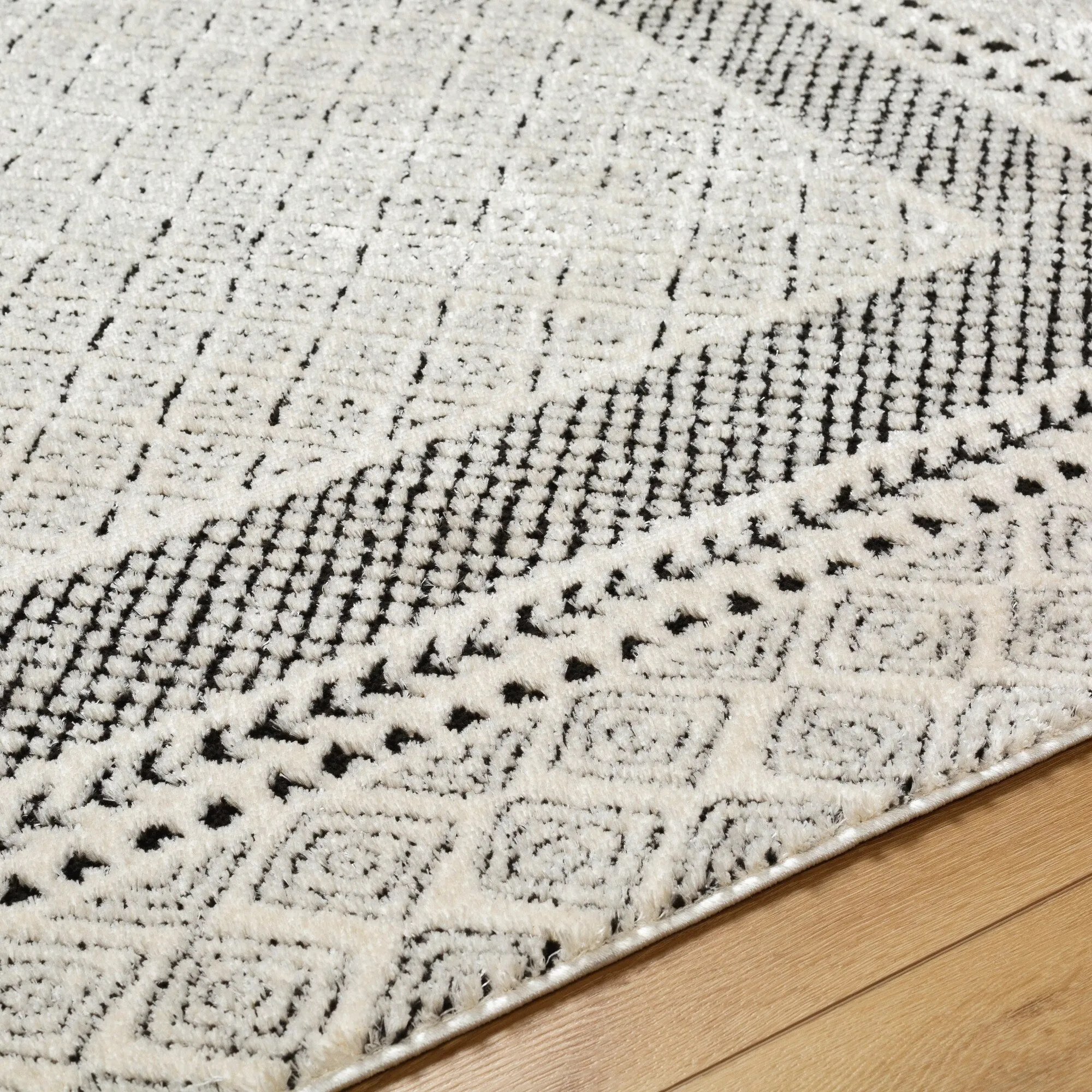 Livabliss Freud Bohemian Bordered Area Rug