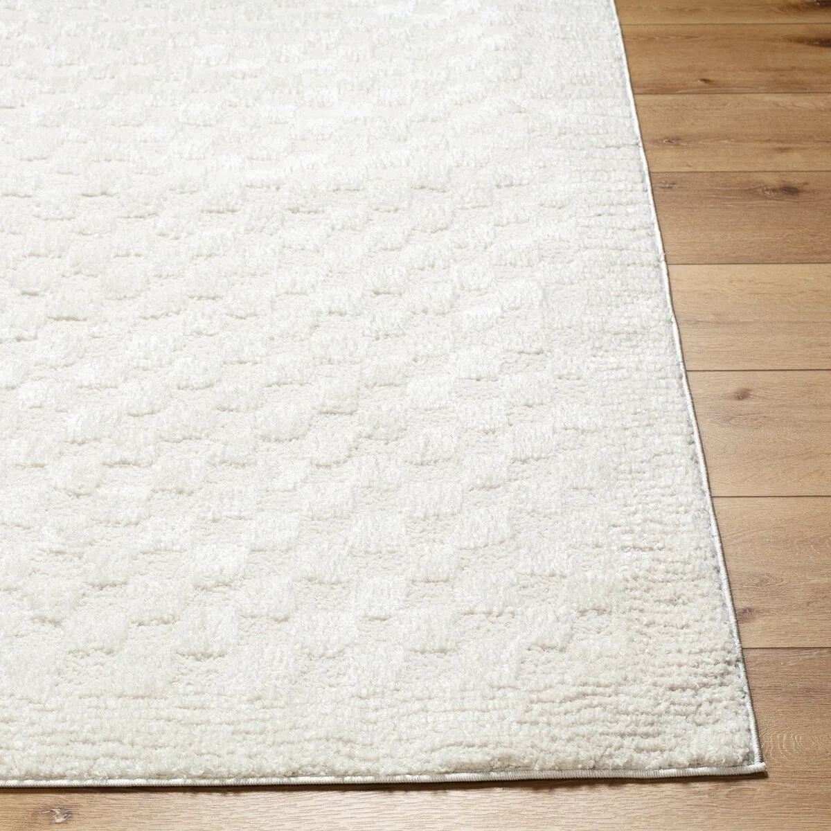 Livabliss Freud Mod Checkered & Striped Area Rug