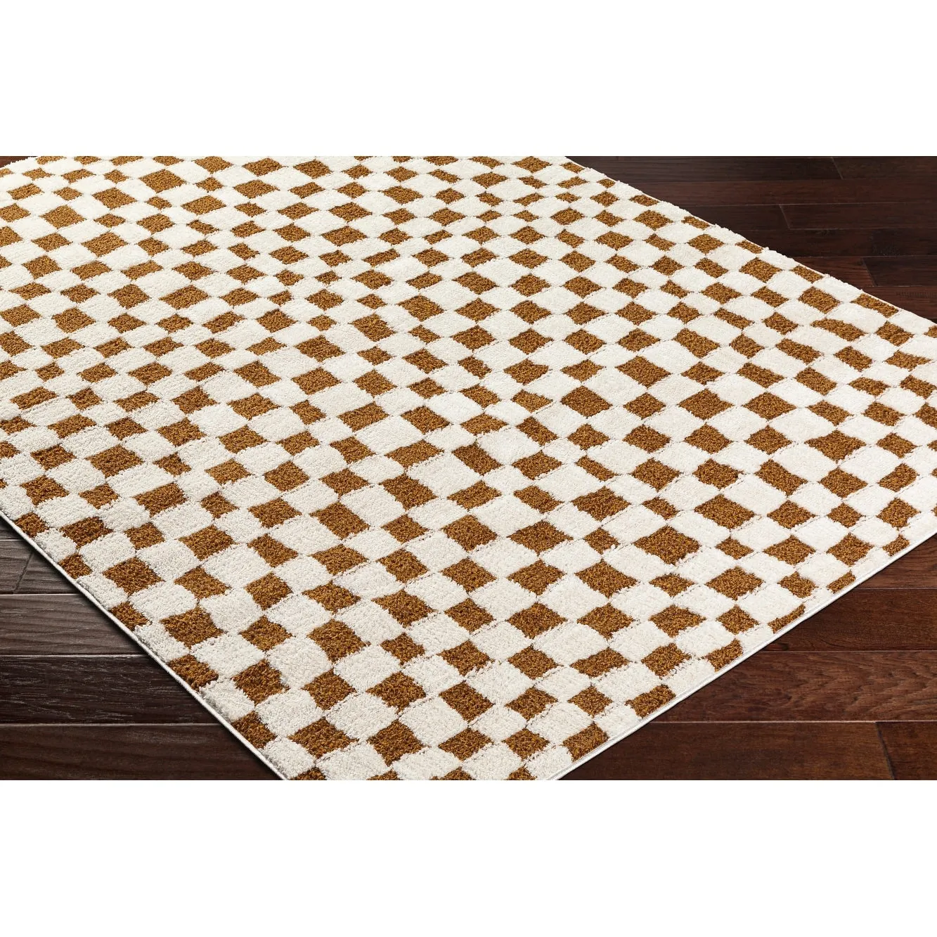 Livabliss Freud Optical Illusion Checkered Area Rug