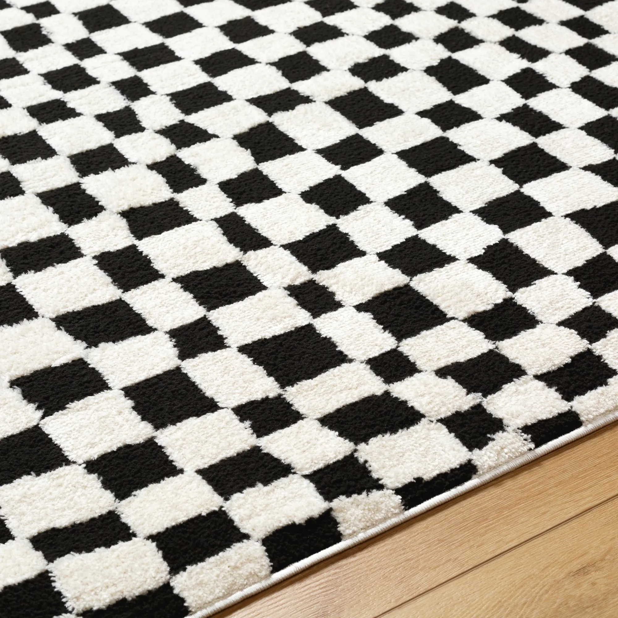 Livabliss Freud Optical Illusion Checkered Area Rug